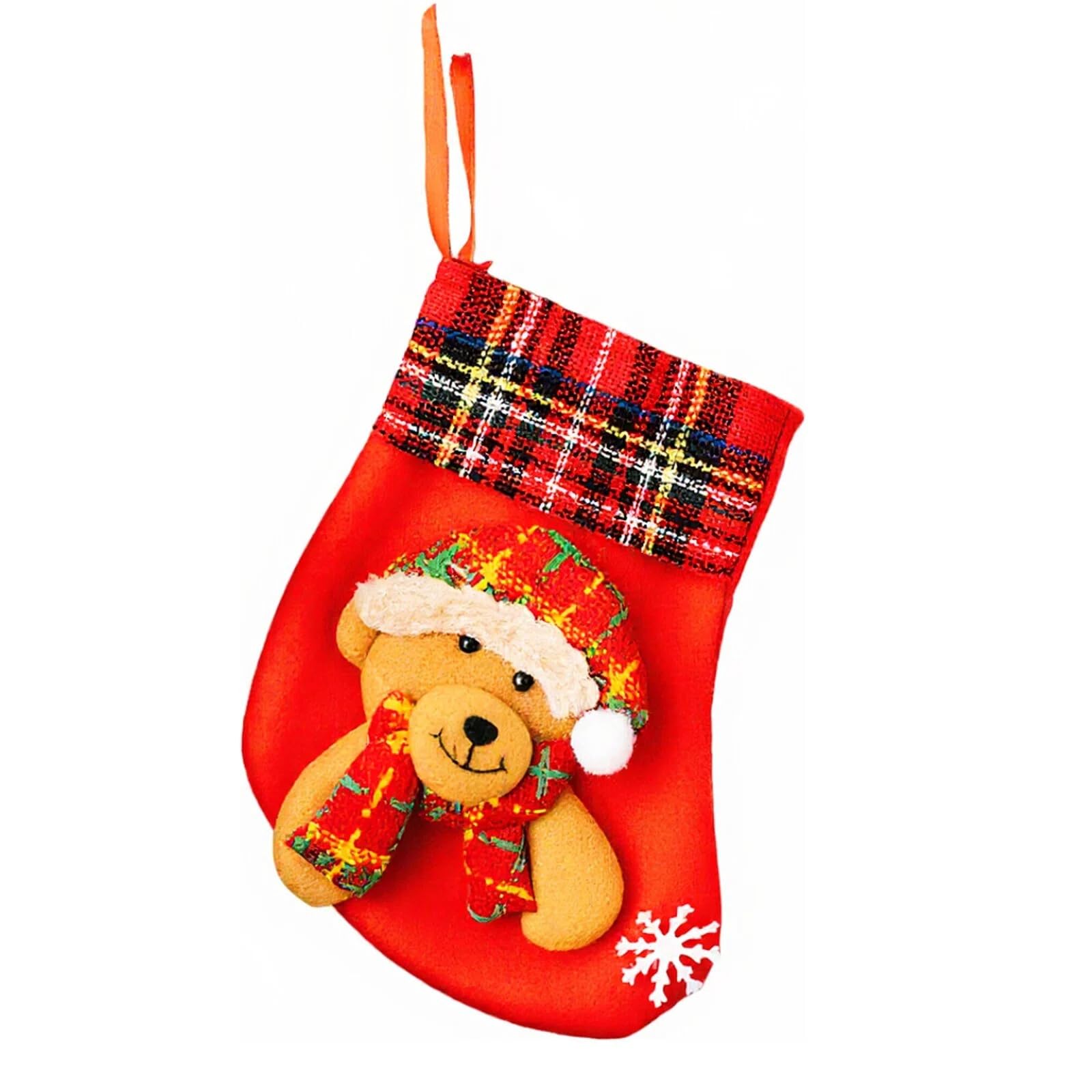 Christmas Stockings, Gift Bags, Candy, Snowman, Deer Decorations