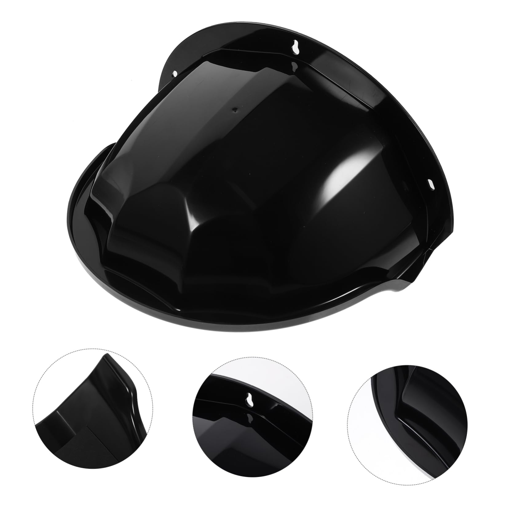 Protector de Cámara para Exteriores Negro Resistente la Intemperie Funda Abs Antilluvia y Polvo para Cámaras de Seguridad en Exterior, Paquete de 2 Unidades