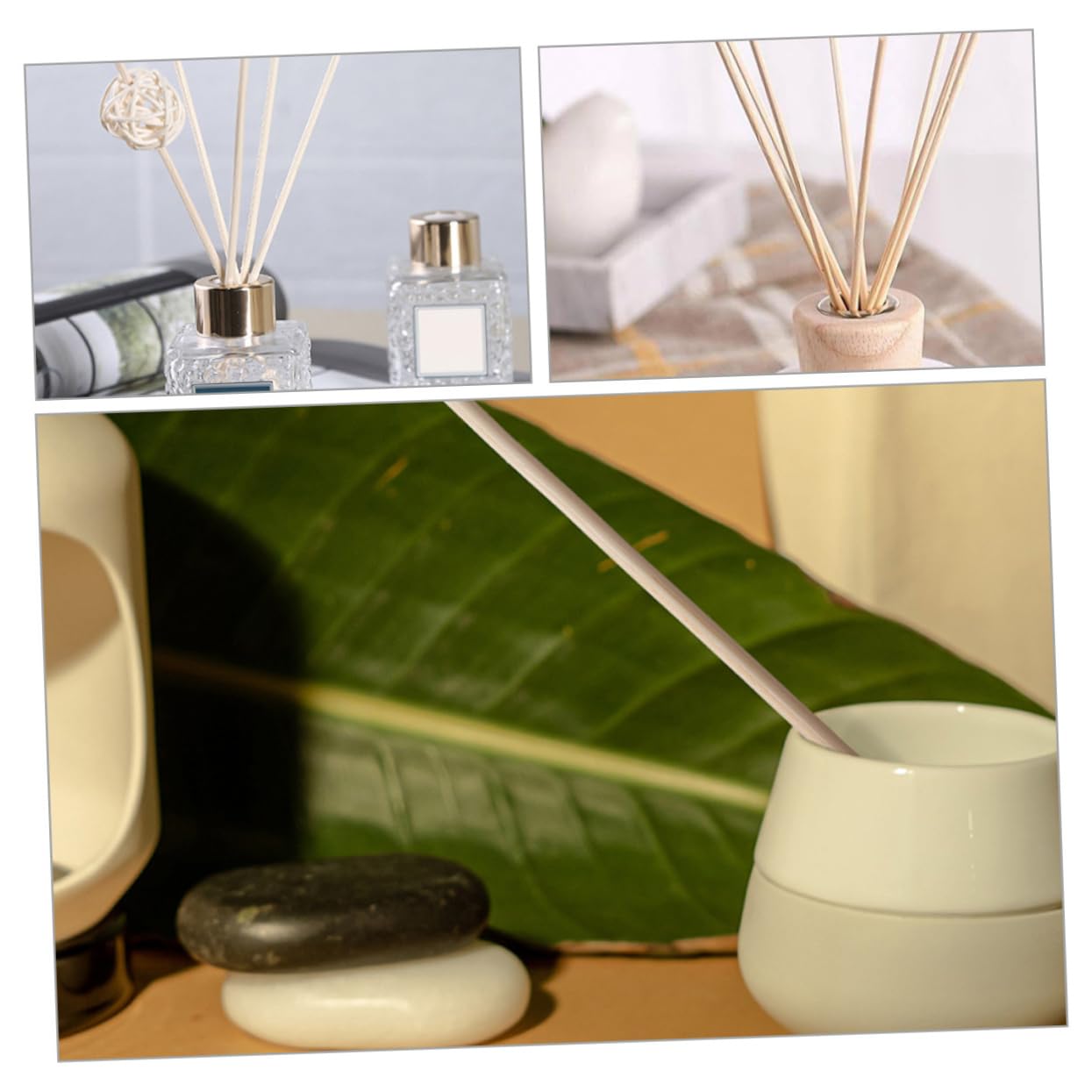 HOLIDYOYO 200pcs Sticks for Diffusers Inserts for Fragrance for Yoga and Meditation Mood and Atmosphere