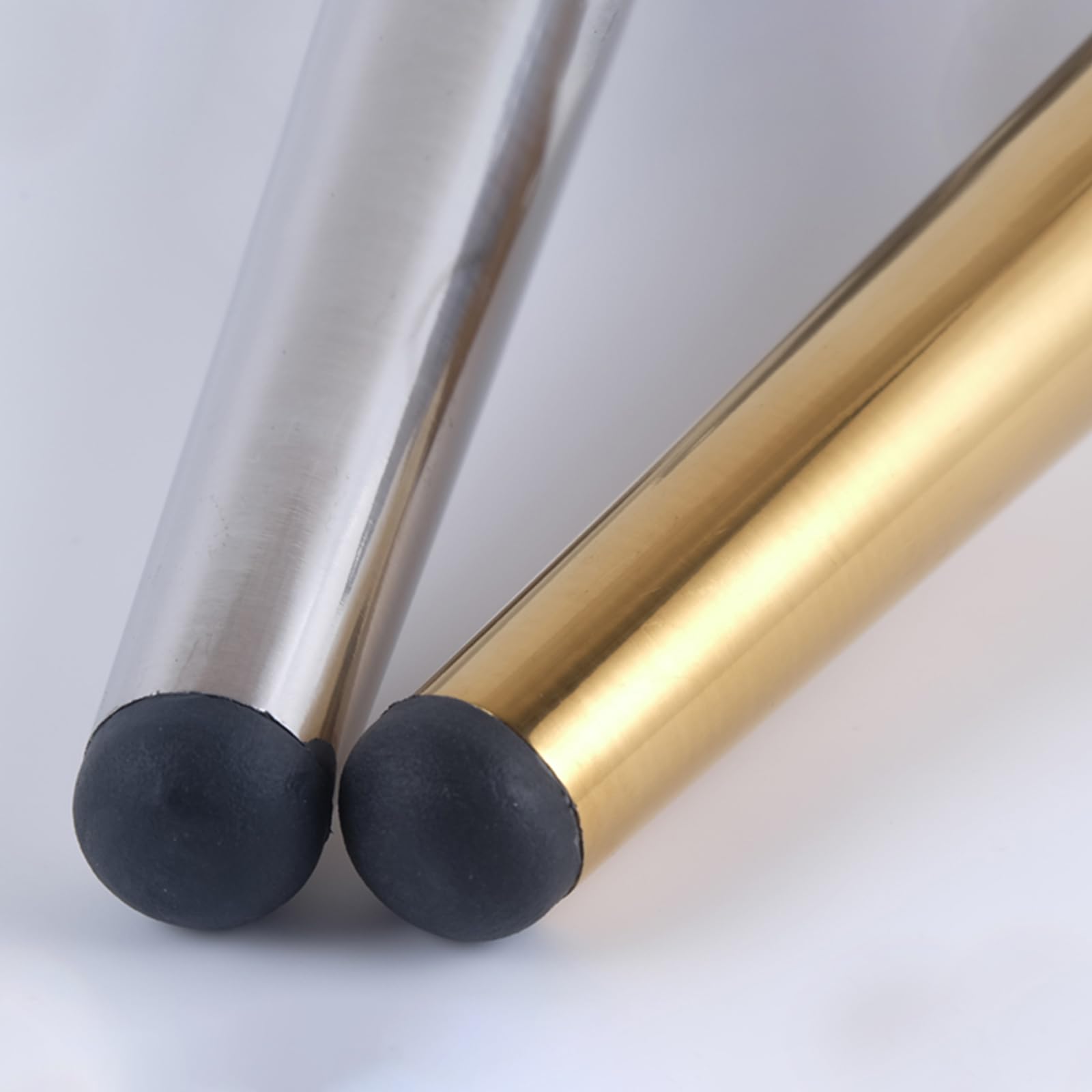 Gambe per Mobili Piedini Conici da 15 cm 4 Pezzi Supporto per Tavolo In Argento Superficie Galvanica In Acciaio Inossidabile Piedini per Divano Altezza: 10-20 cm Piedini per Mobile da 15 cm/6"