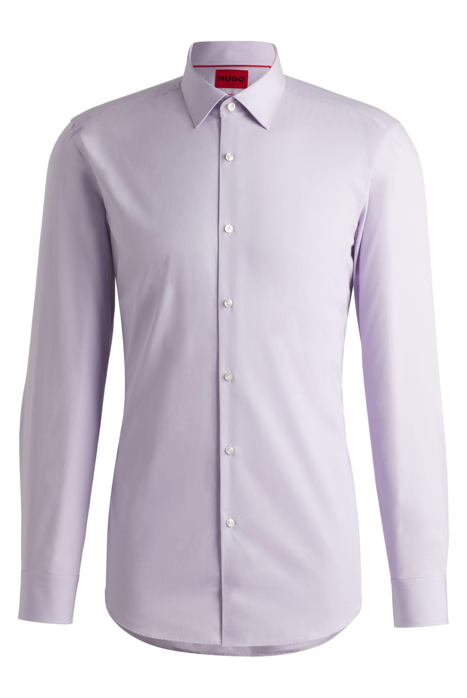 HUGO Mens Kenno Slim-fit Business Shirt in Cotton poplin