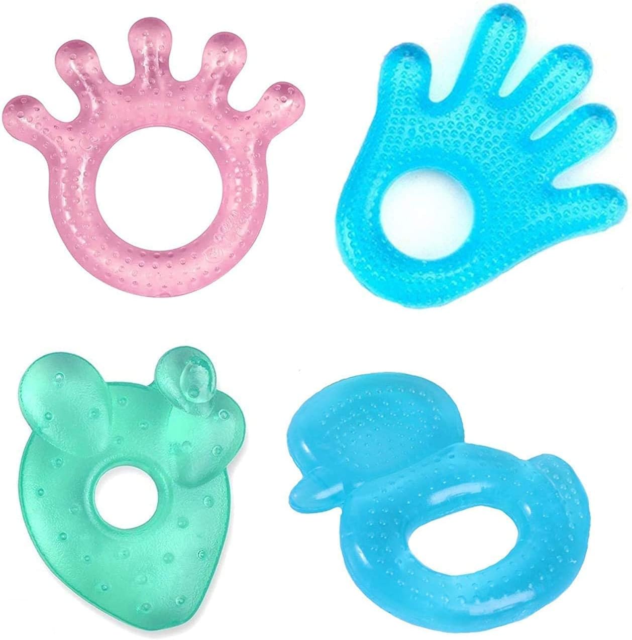 Multi-Textured Water Filled Teether (Pack of 3 Teether)