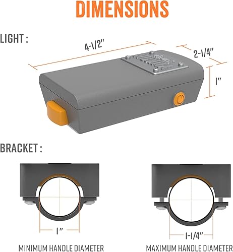 Miniatura 4 de Yukon Glory Luz LED brillante para parrilla luz LED recargable pendiente de patente que se adapta a la mayoría de parrillas al aire libre resistente