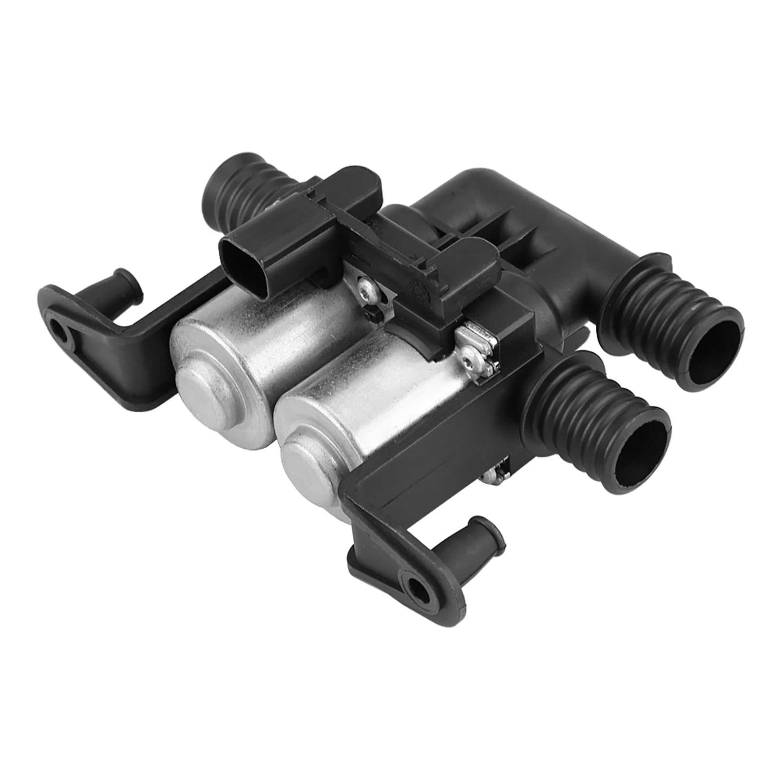 KIMISS Solenoide dual, Válvula de control del calentador de hierro para 5 Series E38 E39 E46 E53 X5 64128374995