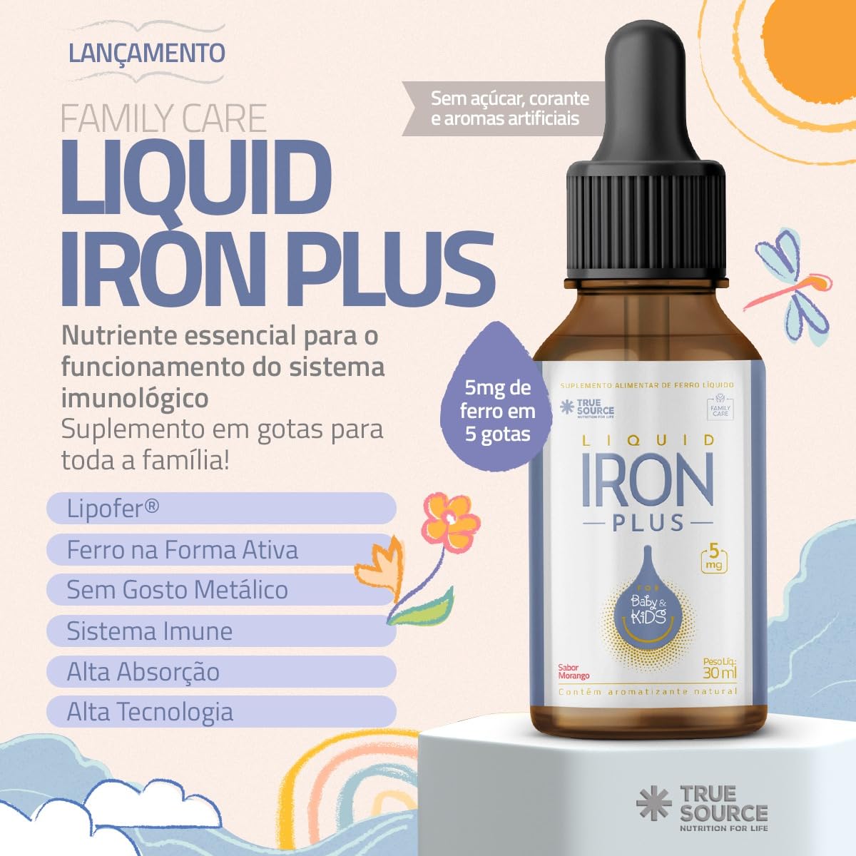 Combo kids (Ferro+Zinco) sabor morango em promoção! Veja a oferta e mais achadinhos de Vitaminas & Suplementos 2 Hoje é o melhor dia para comprar Combo kids (Ferro+Zinco) sabor morango com aquele preço maroto! Promoção! Aproveite a oferta! 2