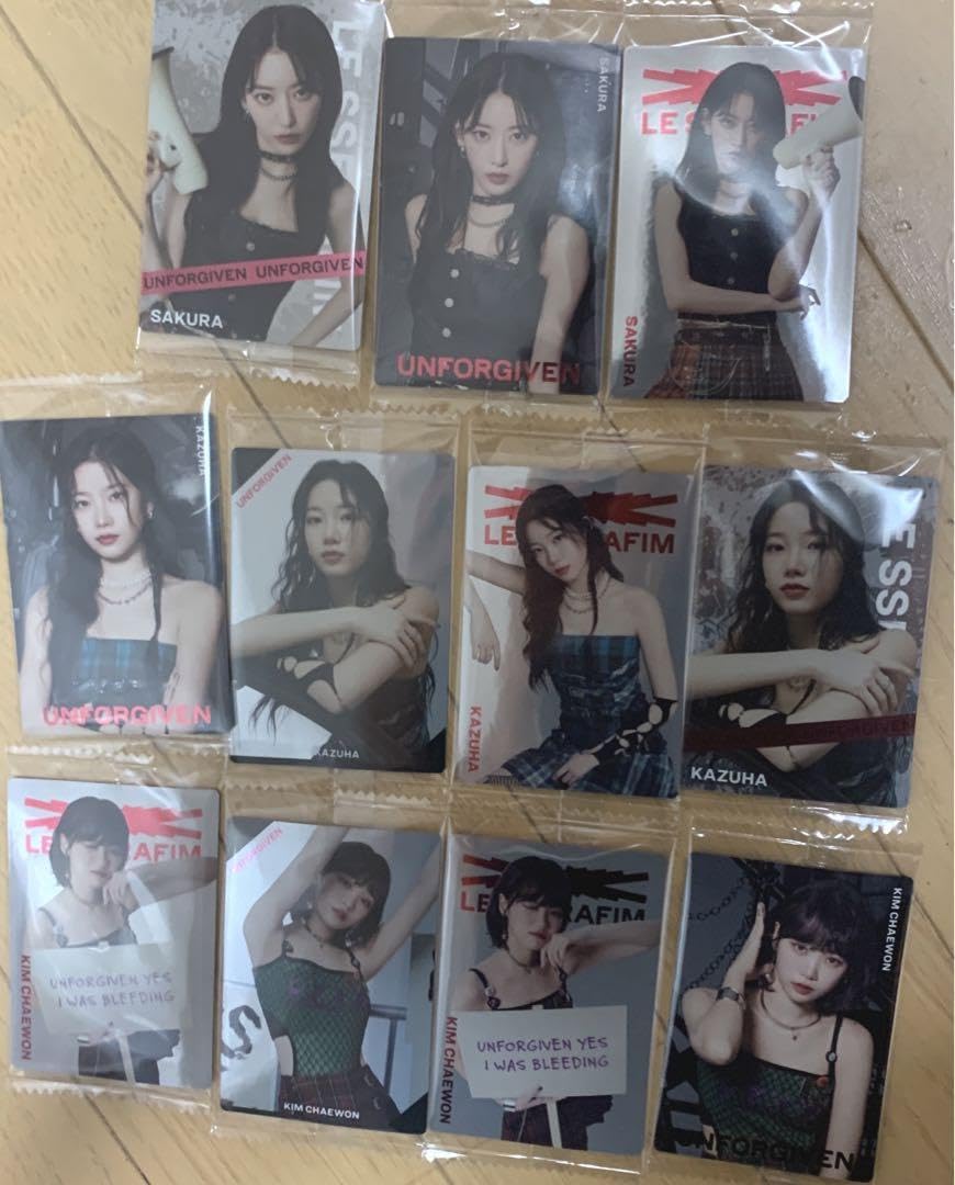 LE SSERAFIM トレカ チェウォン サクラ カズハ ウンチェ LE SSERAFIM チェウォン サクラ ユンジン カズハ ウンチェ - メルカリ