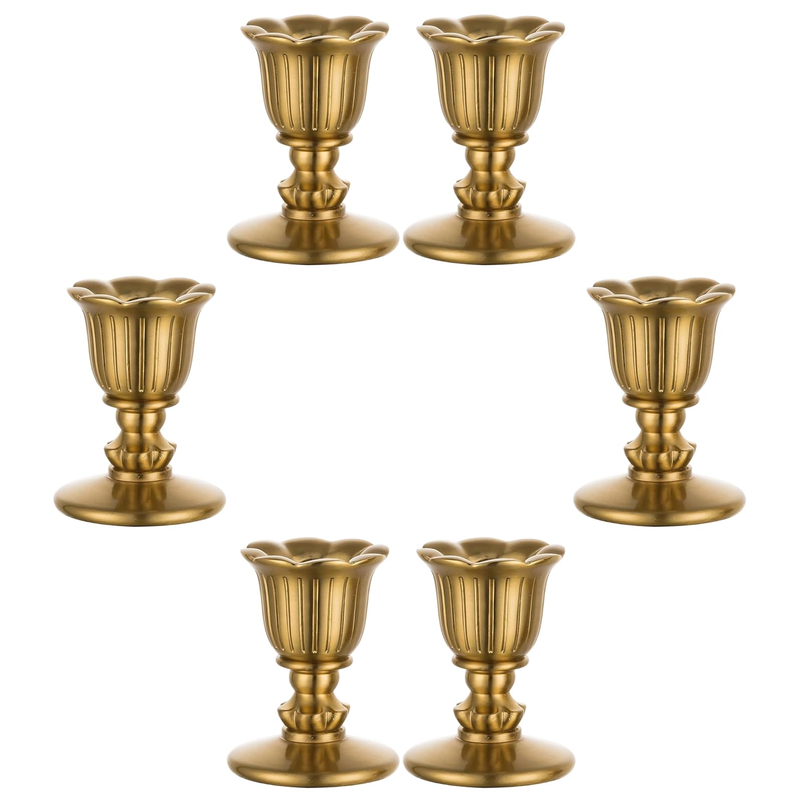 Decorative Stands Taper Holders Retro Candlestick Holders for Wedding, Dinning, Party Table Centerpieces Overflows Gate Pressure Regulator Gate