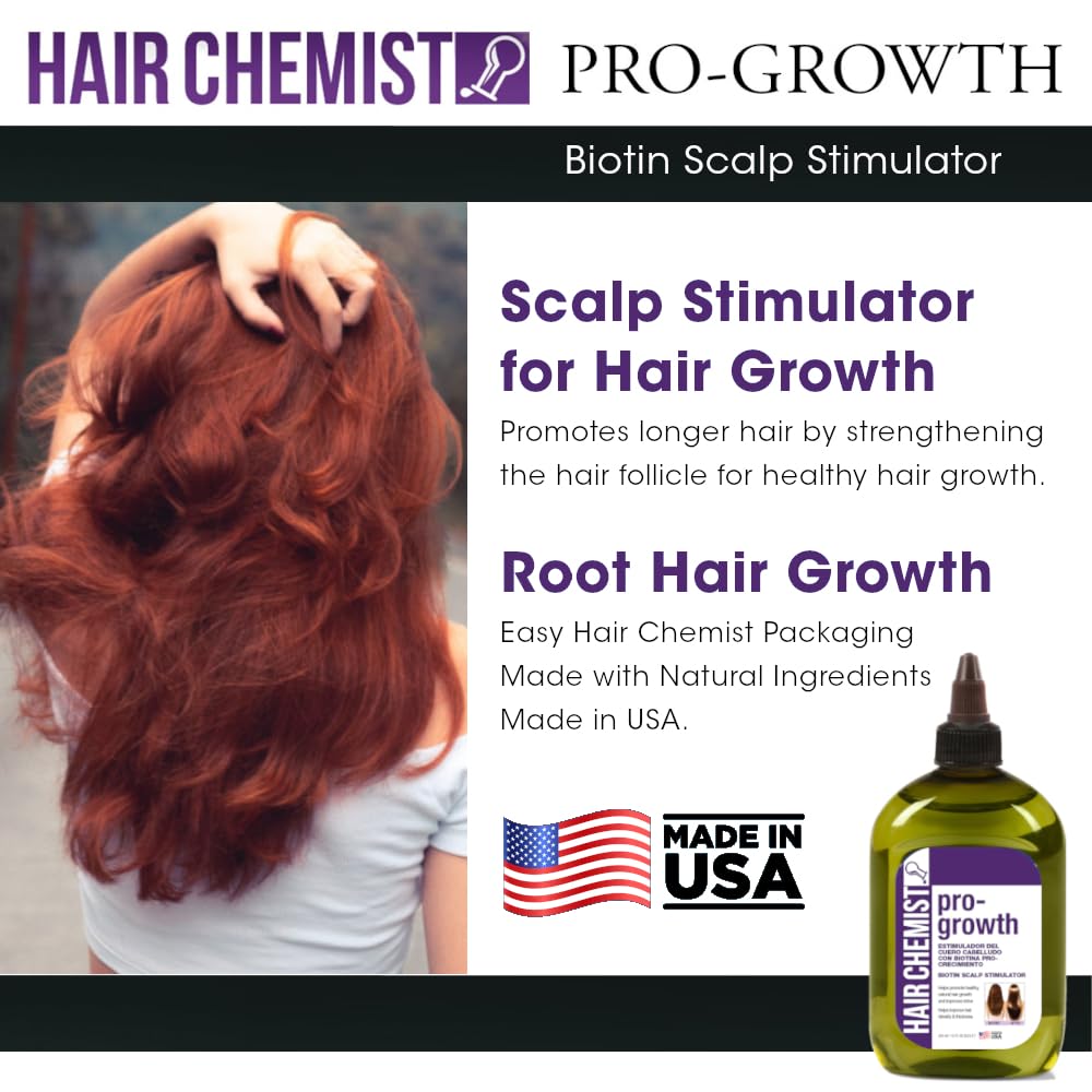 Hair Chemist Pro-Growth Scalp Stimulator with Biotin - Large 12 oz. - Image 5
