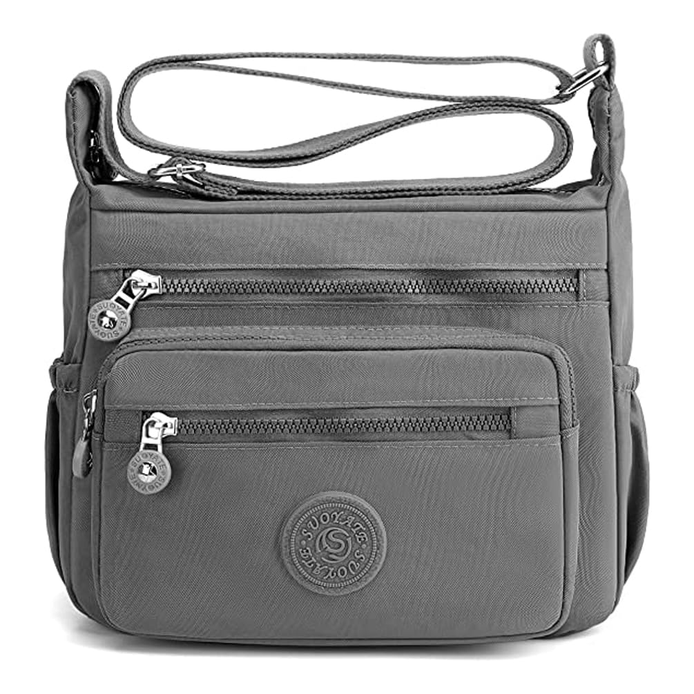 Nawoshow Crossbody Purses for Women Lightweight Shoulder Handbags Waterproof Nylon Travel Bag Ladies Pocketbooks