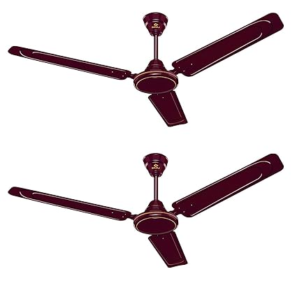 Bajaj Edge HS 1200 mm Ceiling Fan (Dark Brown) (Pack of 2)