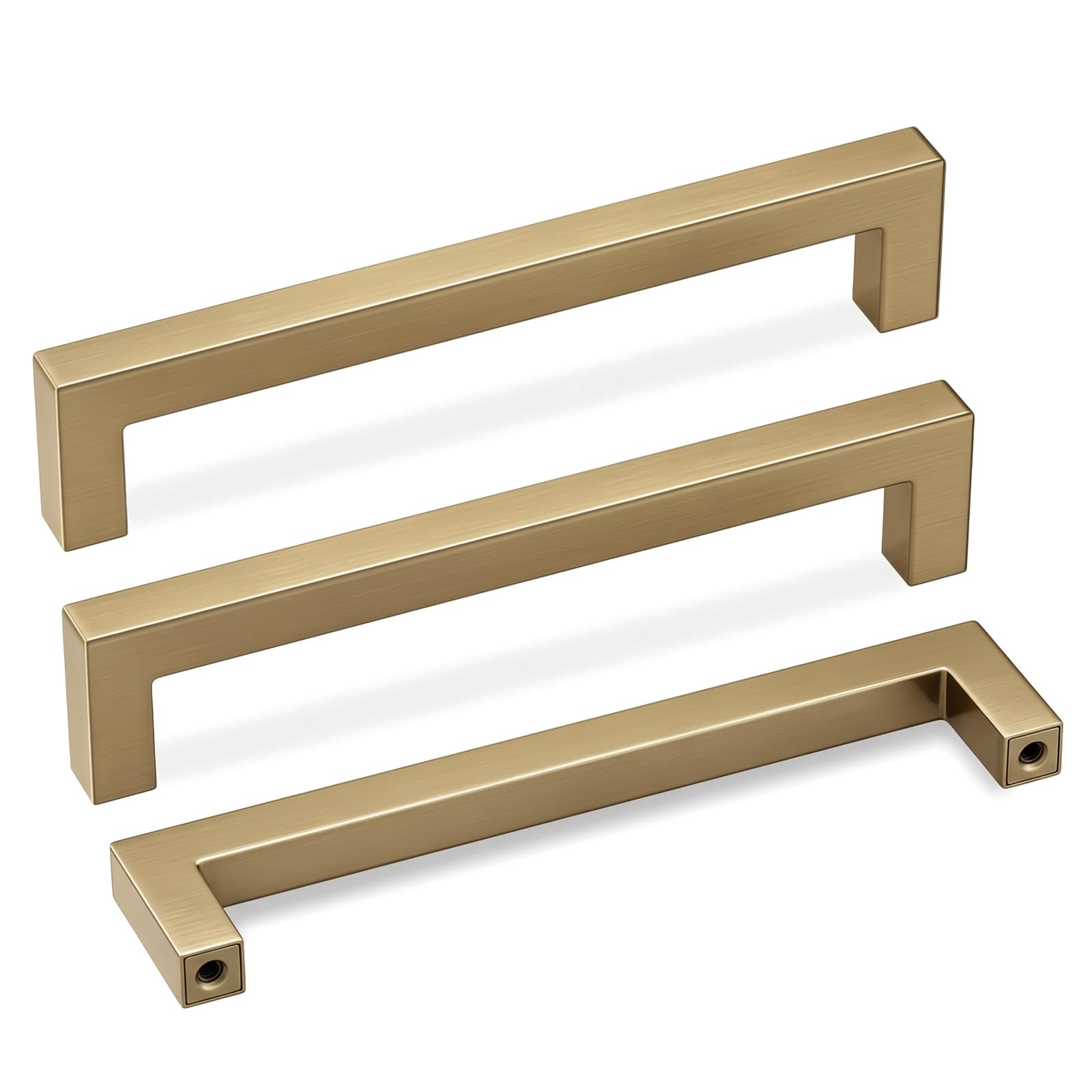 Goldenwarm 10 Pack 5 Inch Gold Cabinet Handles Brushed Gold Cabinet Pulls — Amazon image 16