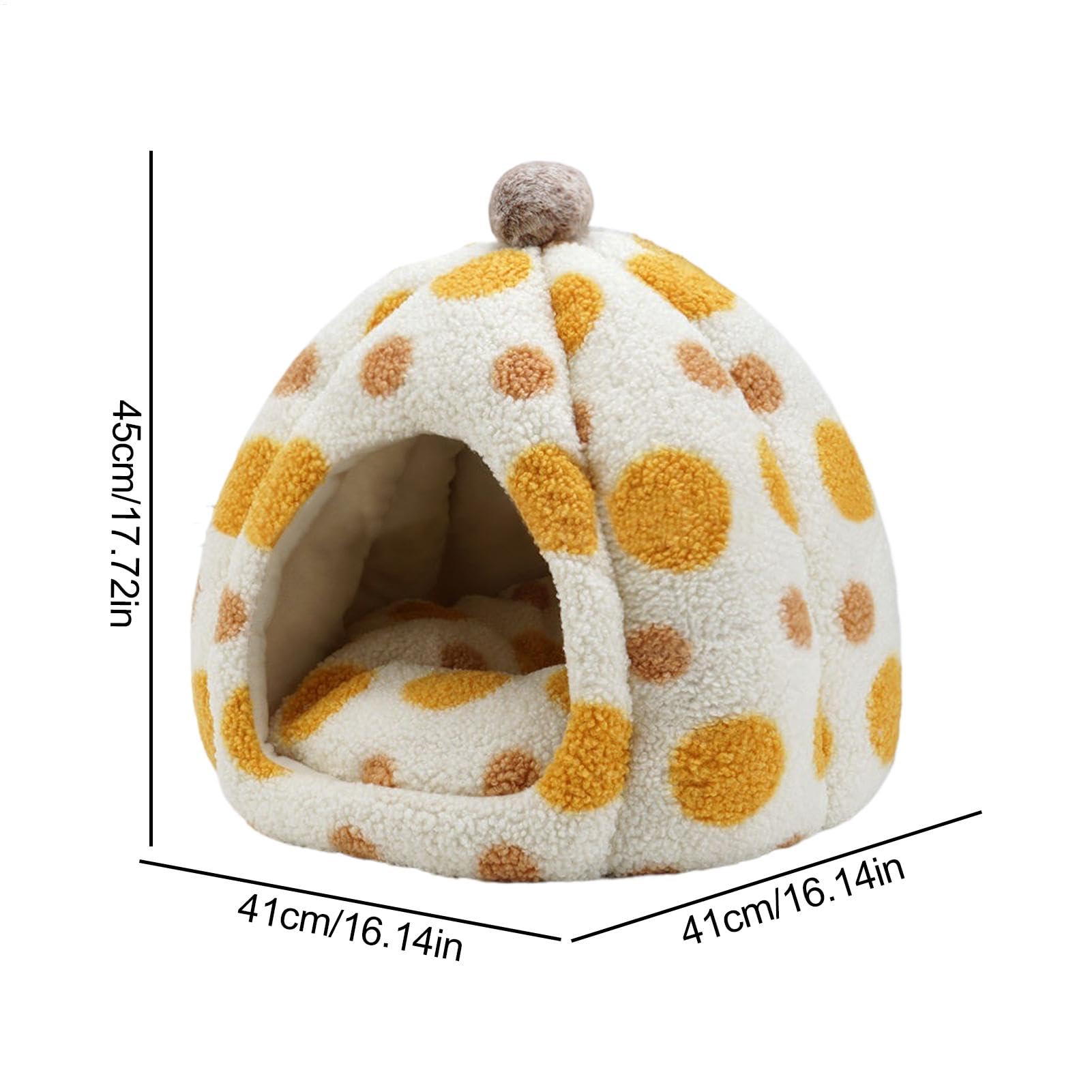 Cuccia Per Gatti Forma a Cupola Impermeabile al Freddo e Riscaldata