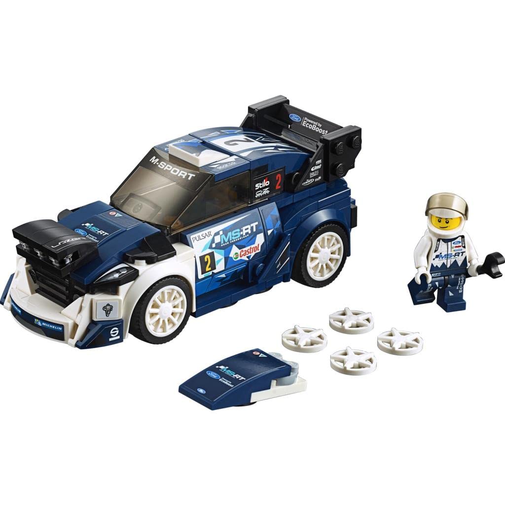 Speed Champions Ford Fiesta M-Sport Wrc Rally Toy Car, Multi-Colour