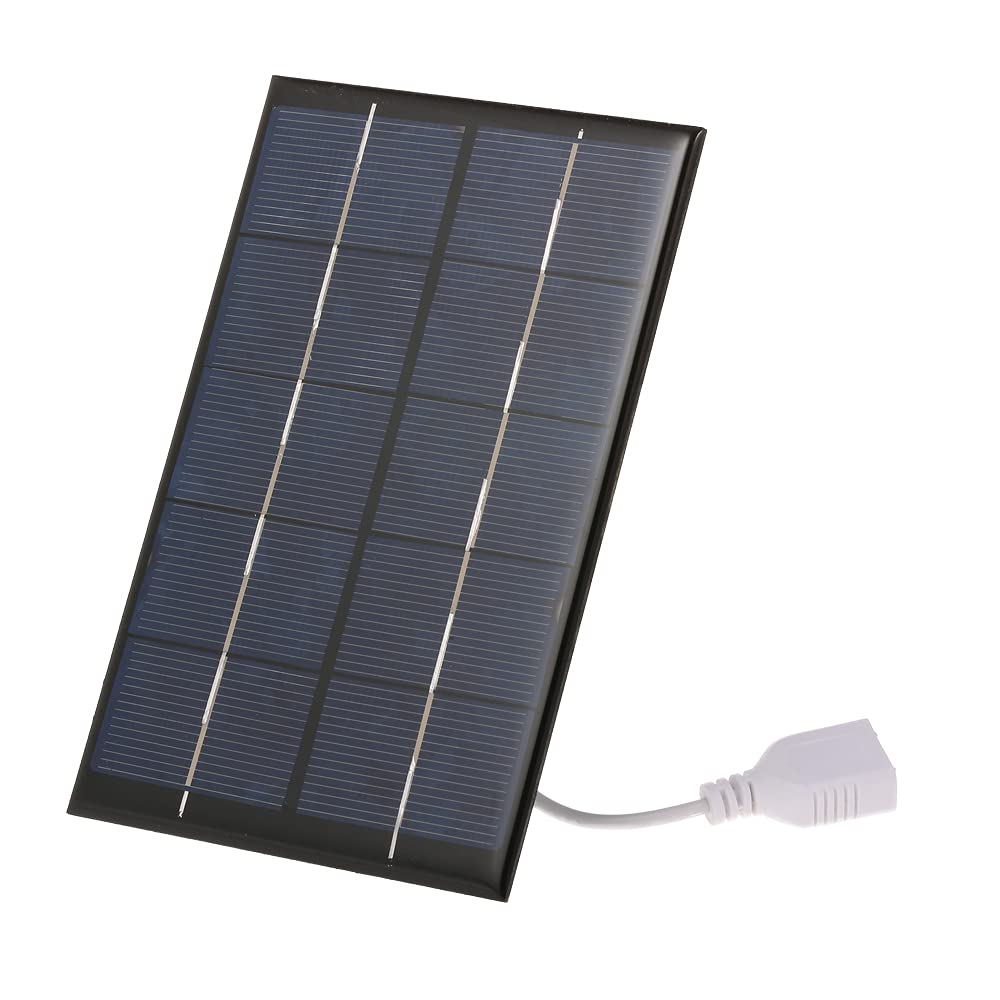 Homgee 2.5W/5V Portable Solar r with USB Port Monocrystalline Silicon Compact Solar Panel Phone Cellphone Power Bank r for Camping Hiking Travel-image-28
