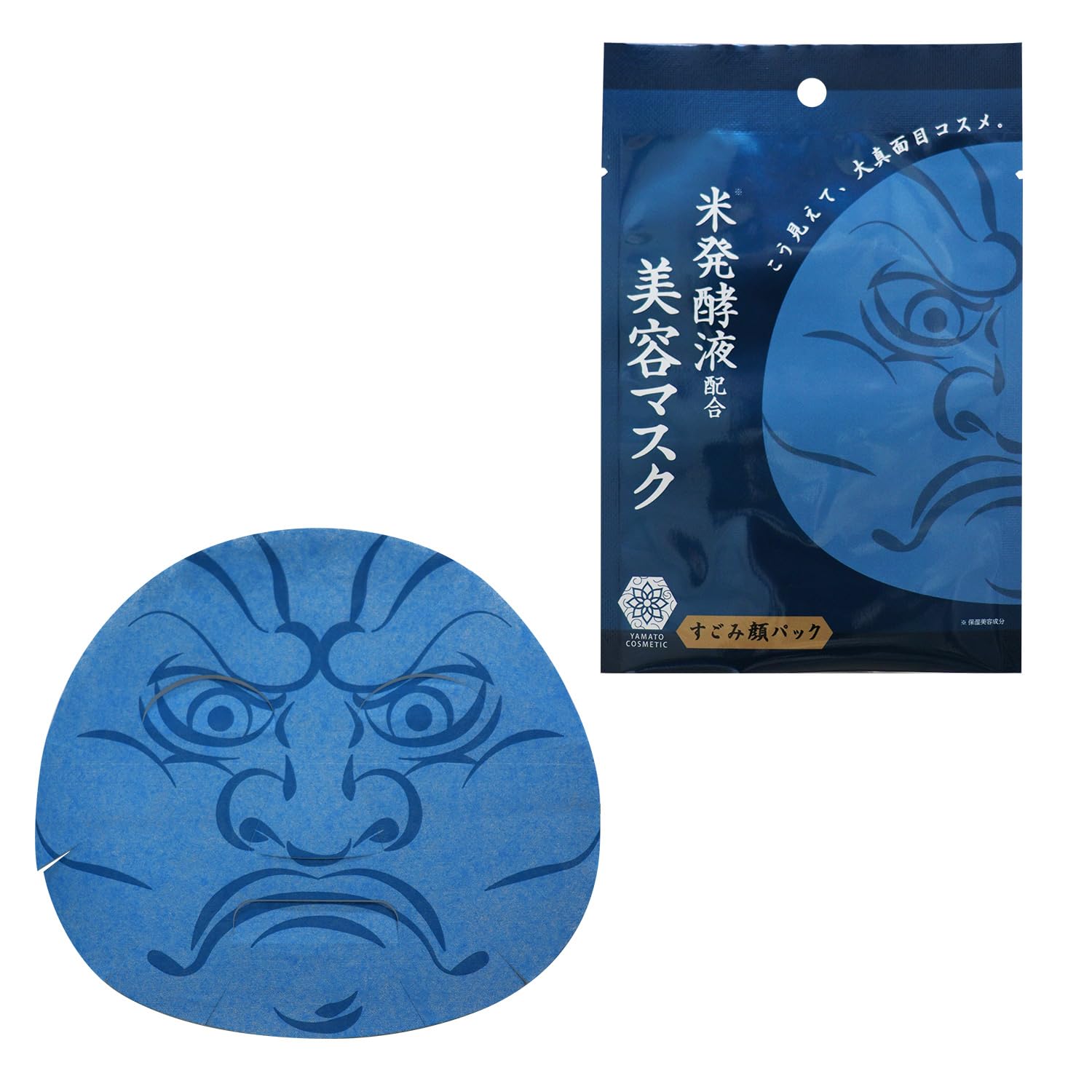 Amazon | やまとコスメティック フェイスパック 仏様パック すごみ顔