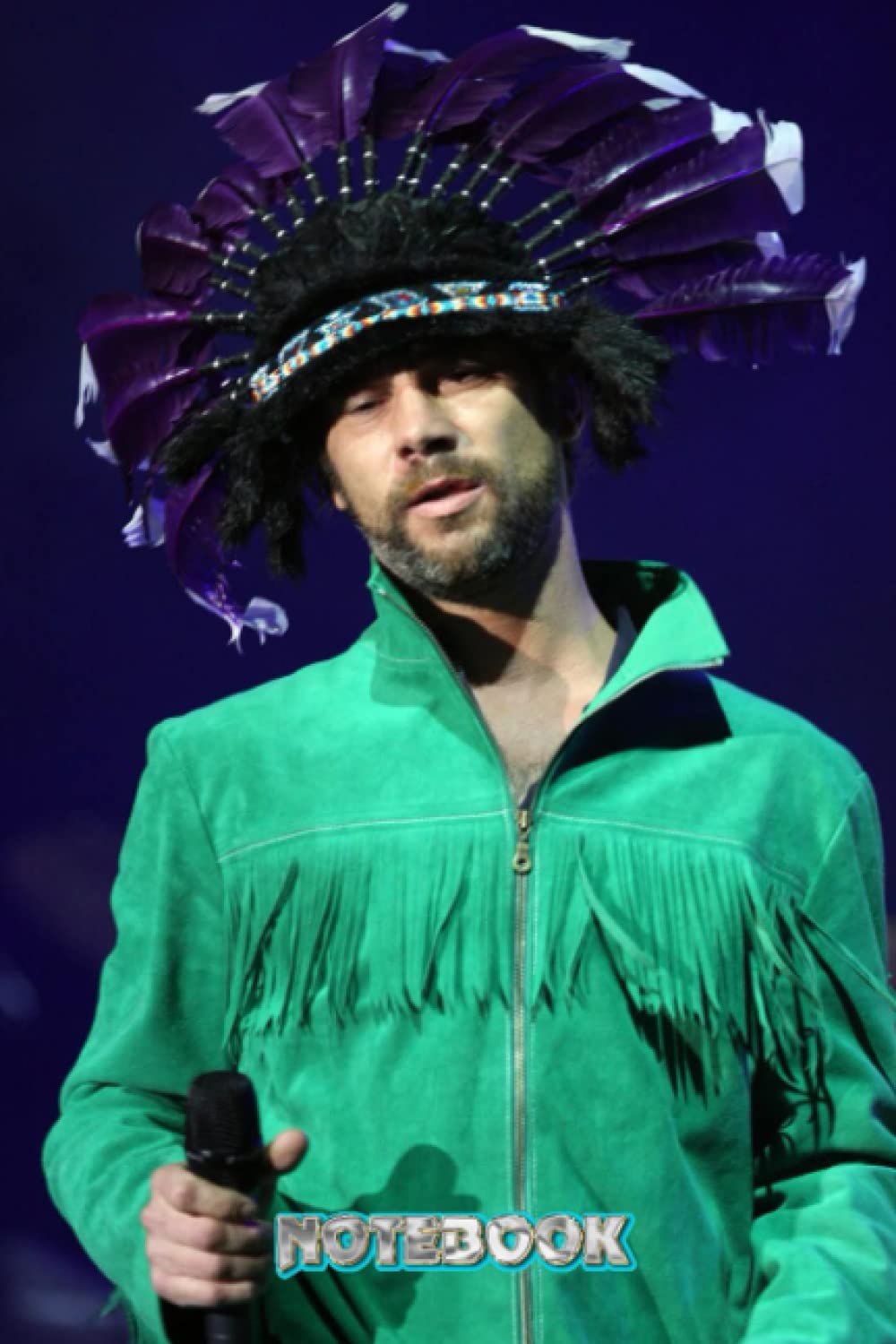 Notebook : Jamiroquai Lined Notebook (Journal,Diary) Weekly Productivity Planner College Ruled 6x9 100 Pages #834