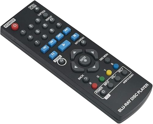 AKB75135401 Reemplazo de control remoto para LG Blu-ray Disc DVD Player BP125 BP125N BP135 BP145 BP145N BP155 BP155N BP165 BP165N BP240 BP240D