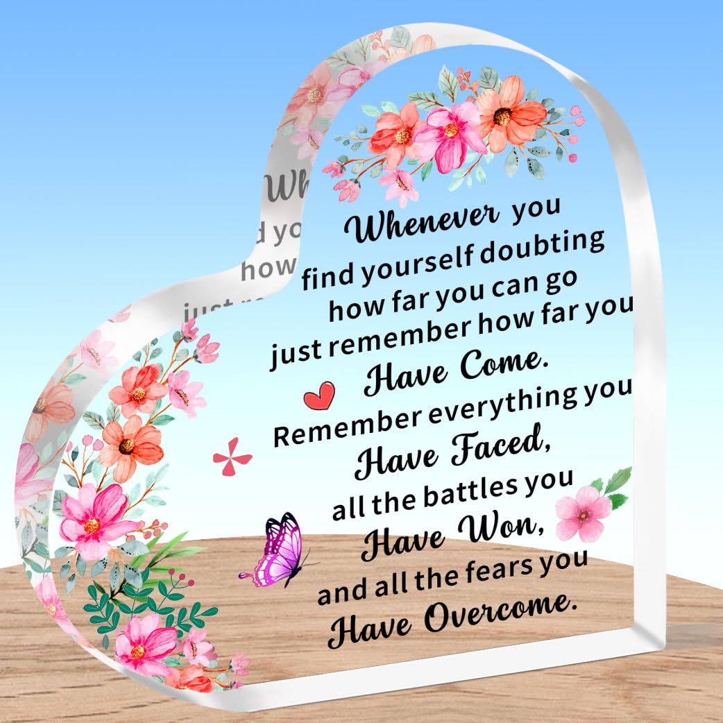 AMZQ Inspirational Gifts for Women, Graduation Gifts for Her, Whenever You Find Yourself Doubting, Encouragement Keepsake