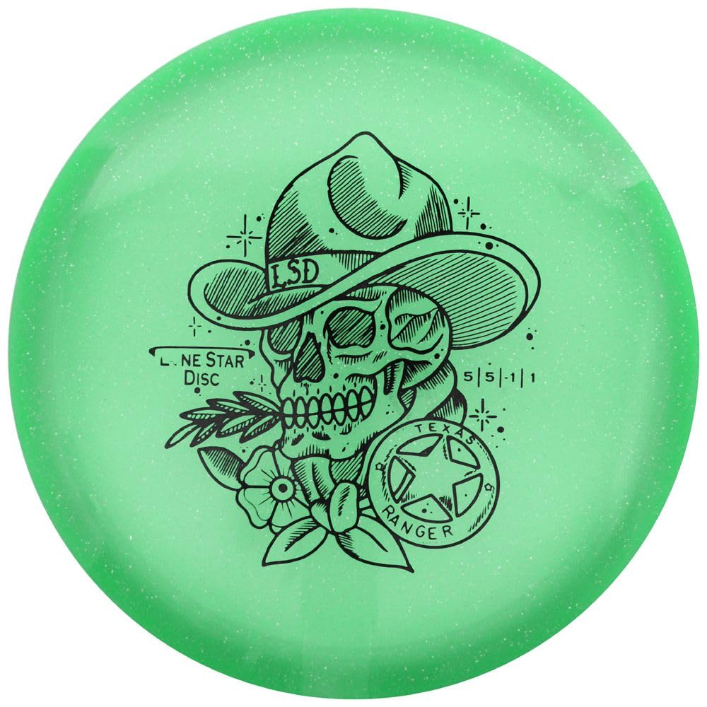 Mint Discs Lone Star Artist Series Founder's Texas Ranger Midrange Golf Disc, 170-176g