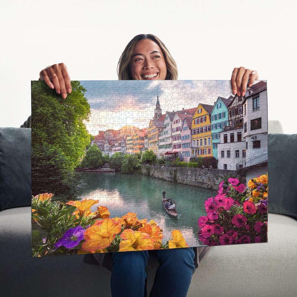 Ravensburger Puzzle 12001425 - Trip to Tübingen - 1000 Pieces Puzzle for Adults from 14 Years