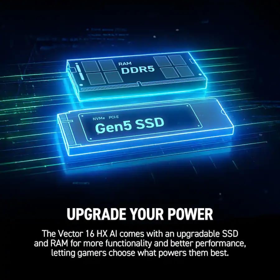 Image of MSI Katana 15HX 15.6 inch Gaming Laptop, 2560 x 1440 2.5K QHD Display, 14th Gen Intel Core i7-14650HX, NVIDIA GeForce RTX 5070, 32 GB DDR5 RAM, 2 TB SSD, RGB KB, Copilot AI, Win 11 Pro, w /Accessories