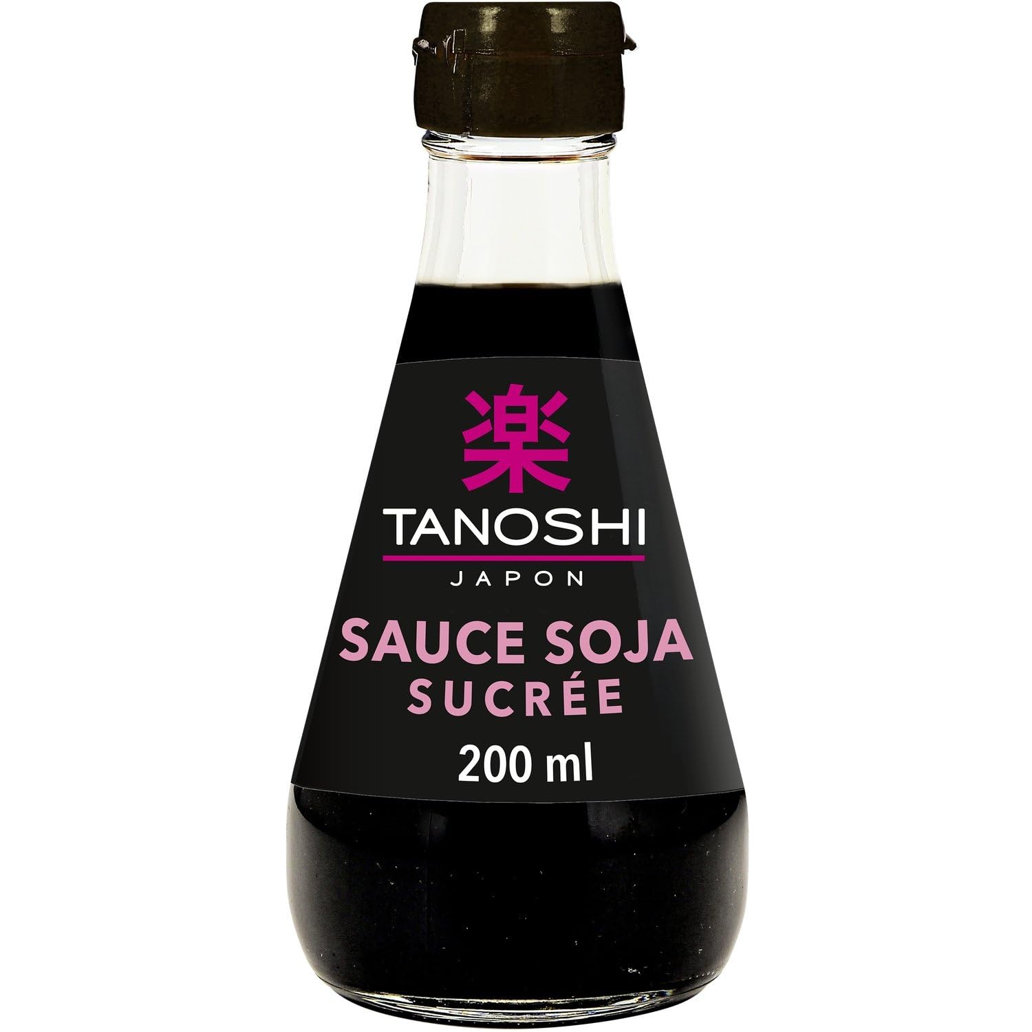 TANOSHI – Sauce Soja Sucrée aux Saveurs Authentiques, Texture Onctueuse (Bouteille 200mL) - Le lot de 3