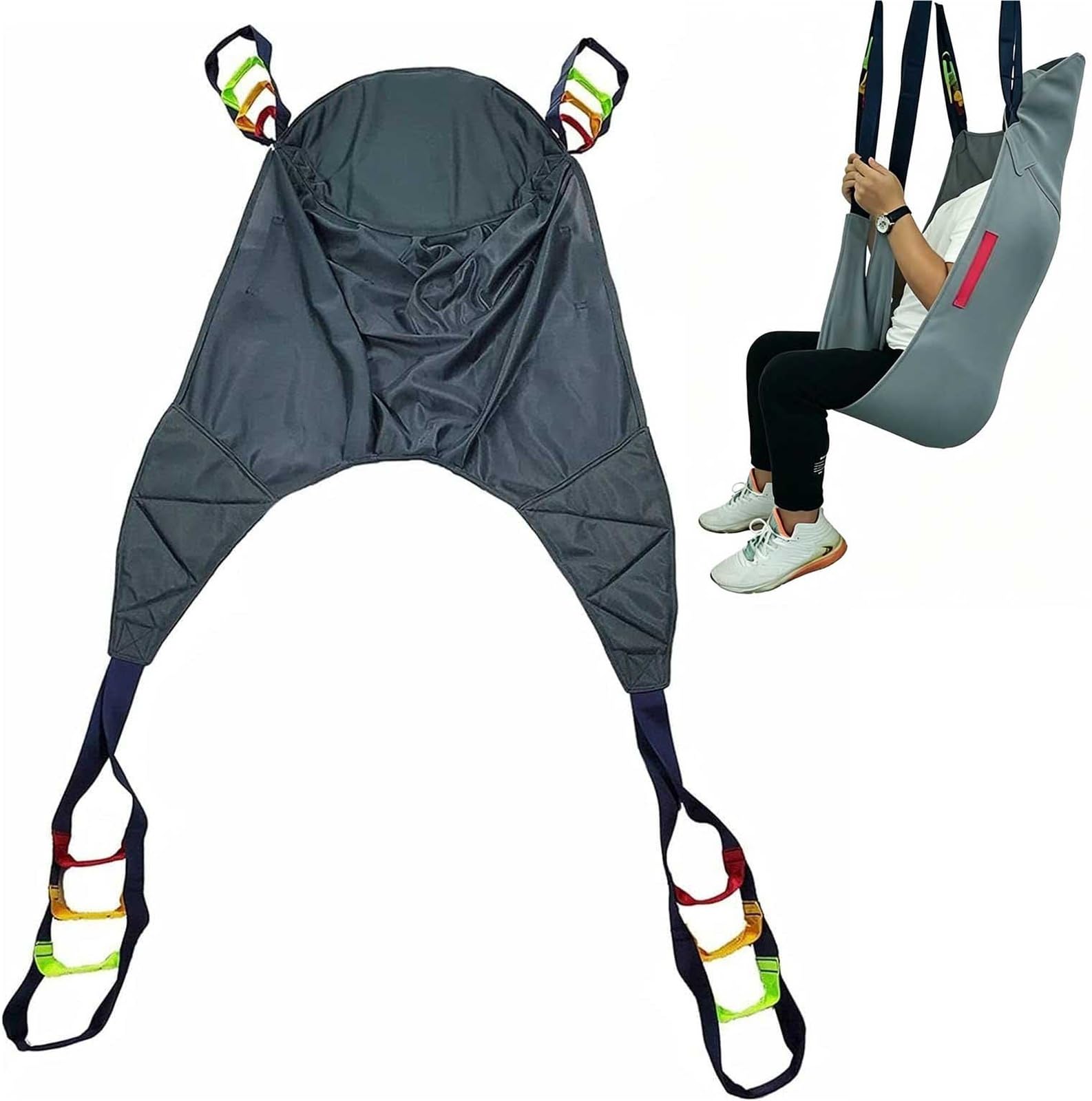 Imbracatura universale for sollevamento paziente,imbracature trasferimento | Capacità di peso 150 kg, imbracatura for sollevamento pesi for addestramento riabilitativo, imbracatura for camminare