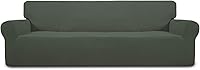 Vista 129 de Easy-Going Funda elástica para sofá de 1 pieza, cubierta de sofá, protector de muebles, suave con parte inferior elástica para niños, de poliéster