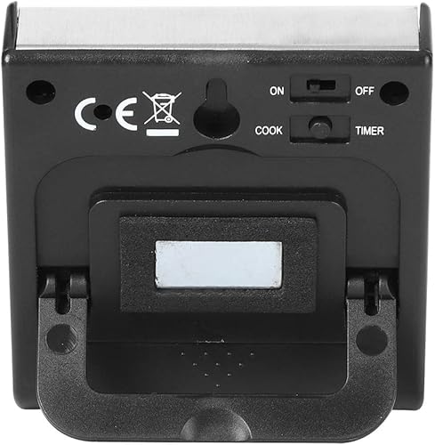 Miniatura 7 de Termómetro digital de carne para cocinar y asar, termómetro de alimentos con pantalla LCD y temporizador, sonda de temperatura de acero inoxidable,