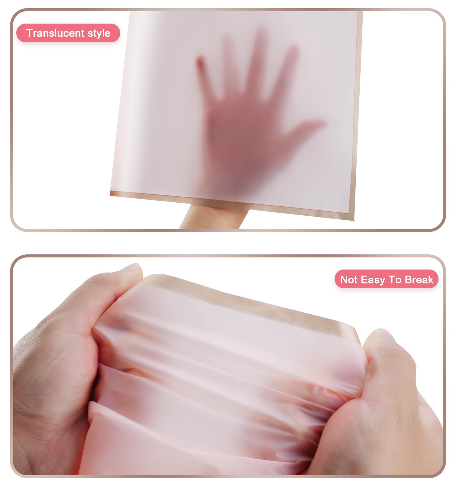 MATT SAGA Lot de 60 feuilles de papier cadeau pour bouquet de fleurs, ruban de satin, papillons 3D, épingles à fleurs, cartes, papier d'emballage de fleuriste pour mariage, anniversaire, fleuriste