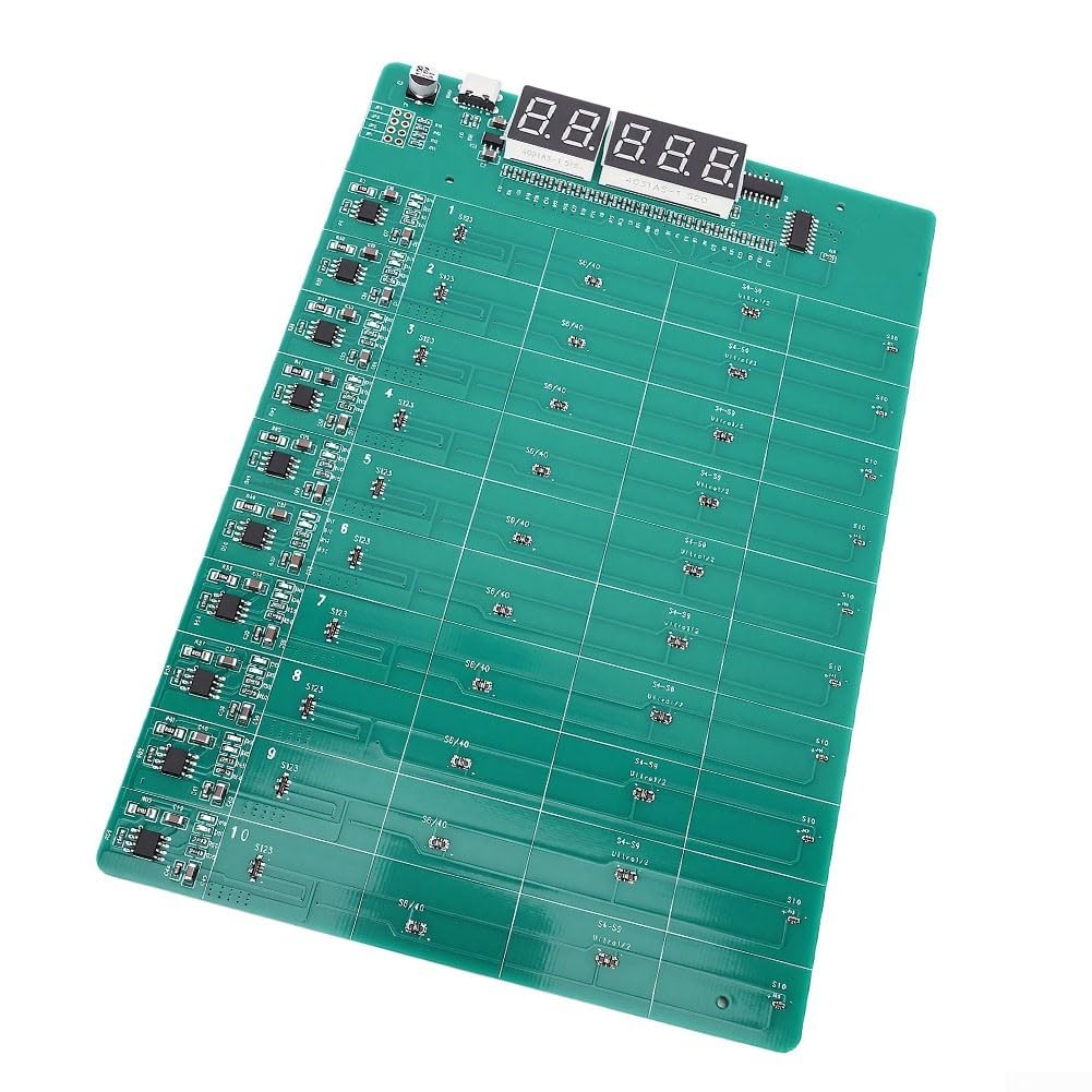 Orologio per tester batteria, per scheda di ricarica di attivazione della batteria, strumento di test per pila a bottone per test e riattivazione della batteria