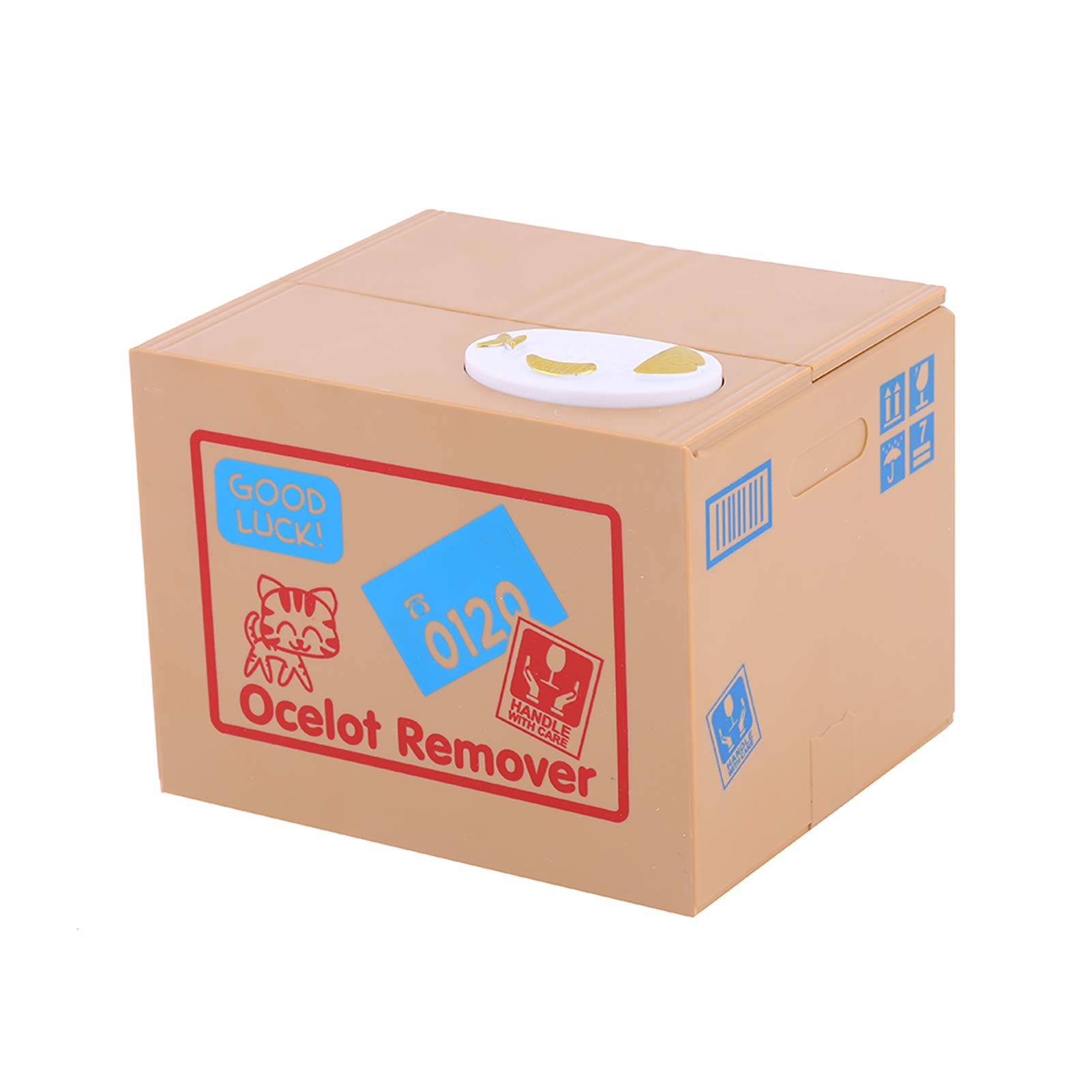 Yechiry Automatic Stealing Coins Cat Money Box, Cute Saving Box - Ideal for Teaching Kids the Importance of Saving Money