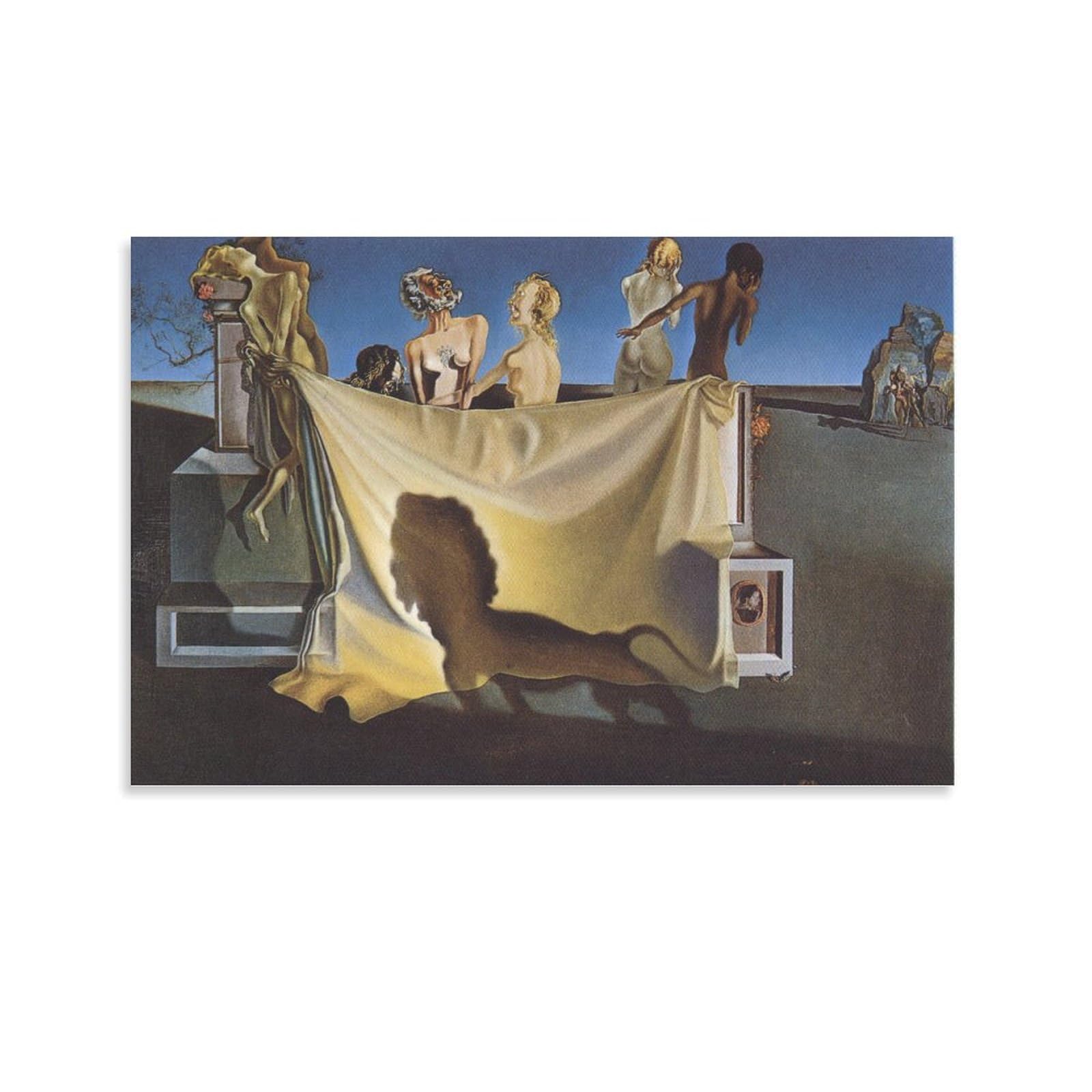 Salvador Dali Wall Art Prints 《The Old Age of William Tell》 Art Poster Picture Print Canvas Poster Wall Paint Art Posters Decor Modern Home Artworks 12x18inch(30x45cm)