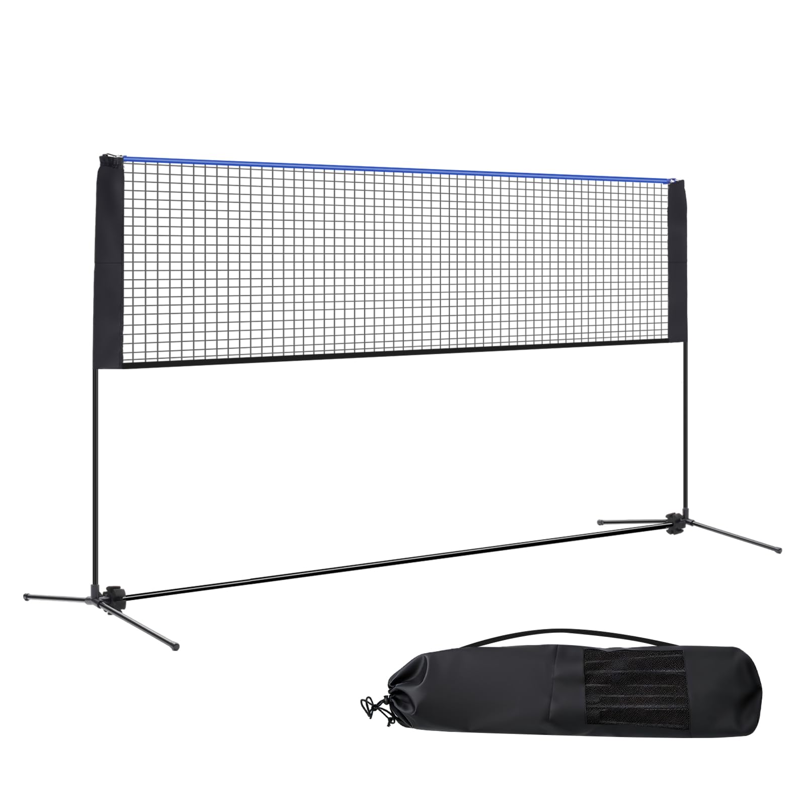 Portable Badminton Net Set, 10 Feet Wide, Adjustable Height Multi-Sport Net for Pickleball, Tennis, Volleyball, Football, Tennis, Indoor and Outdoor with Carry Bag-picture-20