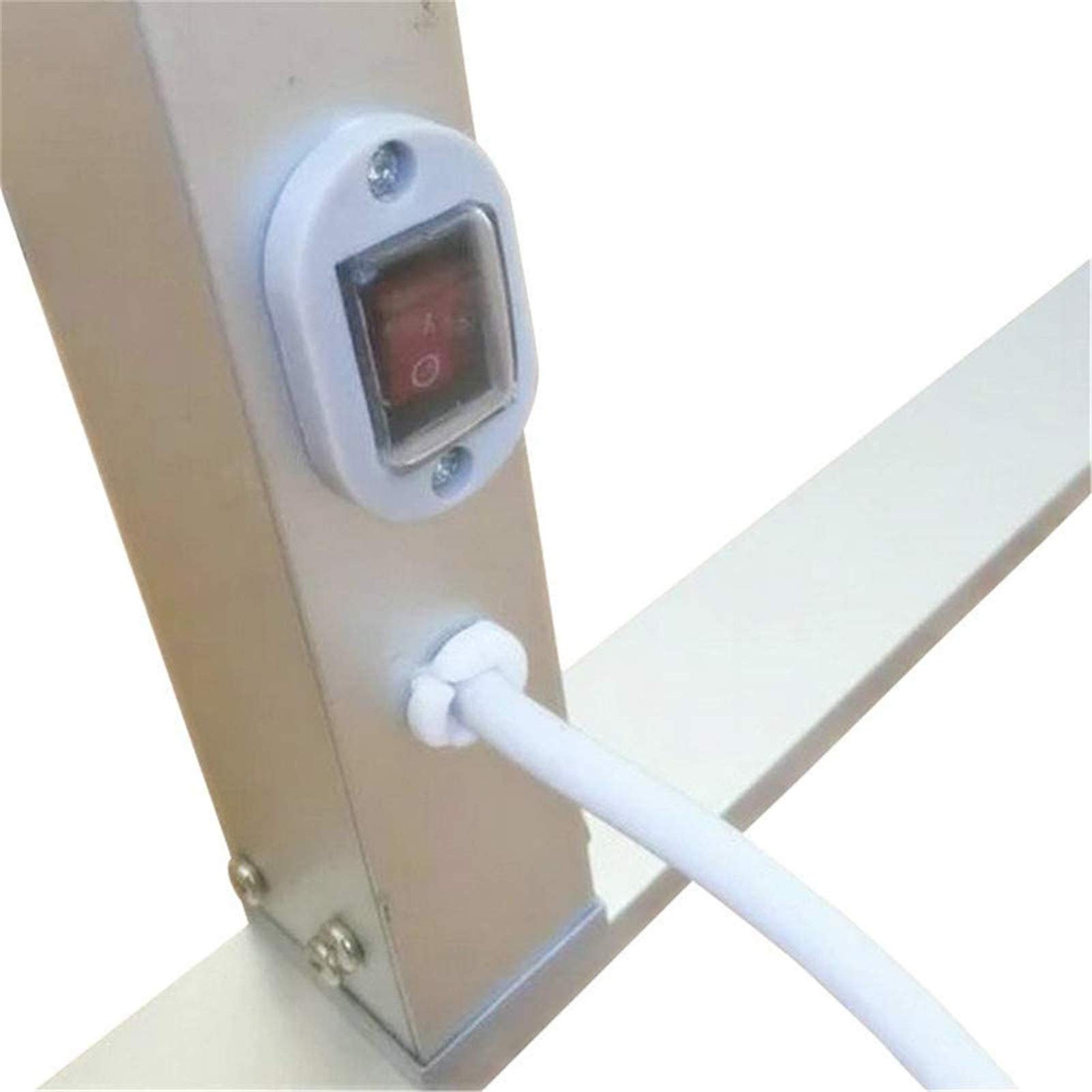 Podgrzewacz do ręczników Podgrzewacz do ręczników, wieszak na ręczniki, 6 drążków Podgrzewacz podłogowy Stop aluminium 100 W do łazienki Elektryczny wieszak na ręczniki Akcesoria do łazienki domowej