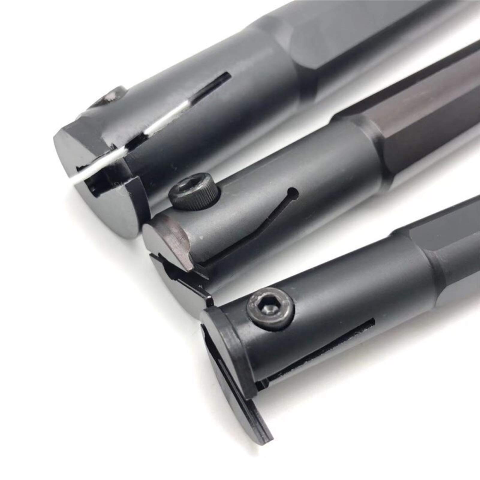 Ensemble D'outils De Tournage De Tour, MGIVR2016-2 MGIVR2520 MGIVR2520 MGIVR3125-1.5 / 2/3/4 Porte-outil De Rotation De Trou De Rotation De La Gorge Intérieure CNC Porte-outils 10pcs Outil De Coupe