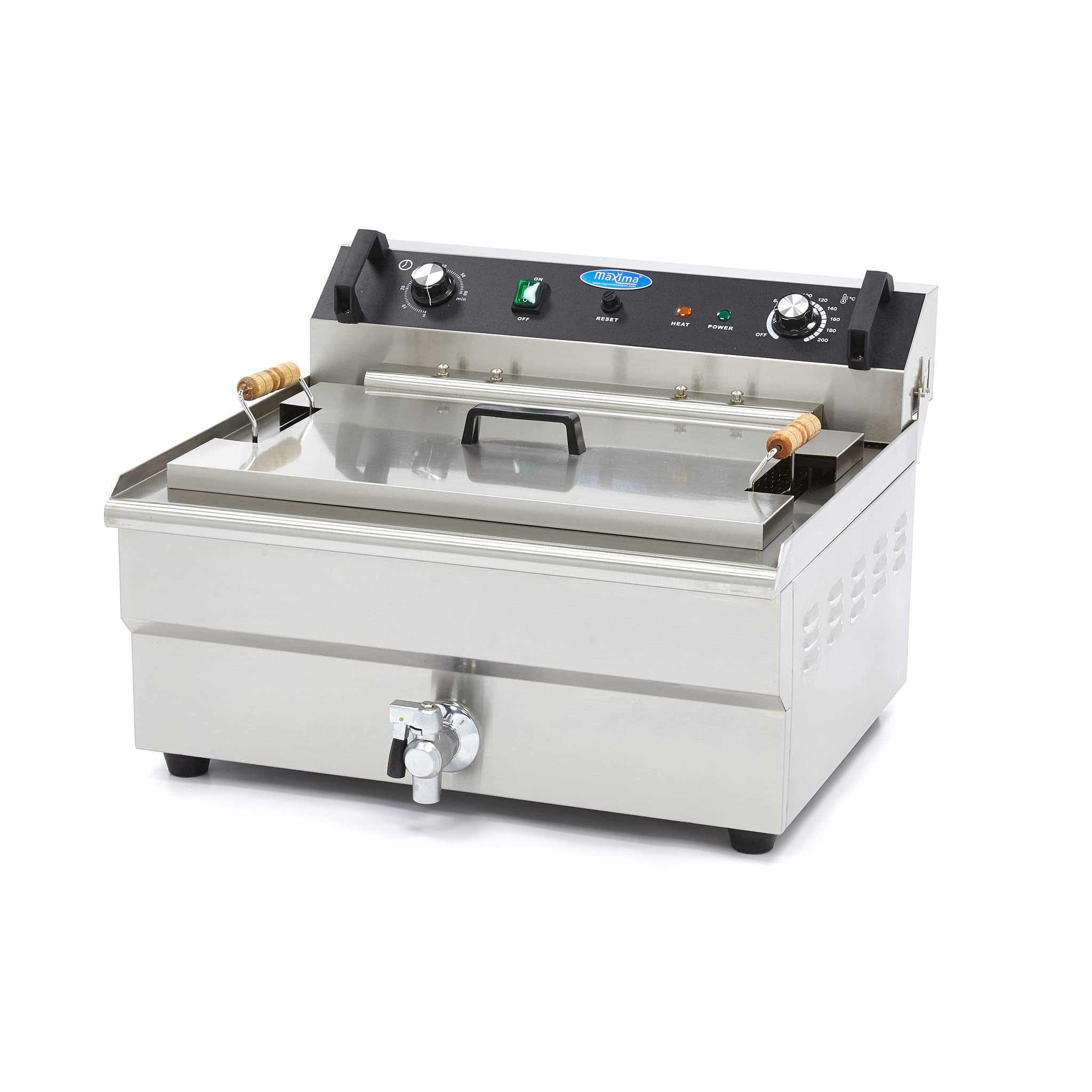 Cuisson - Friteuse 1 x 30 L électrique avec robinet