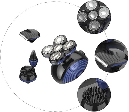 Miniatura 6 de FRCOLOR Máquina de afeitar de cabeza de aceite para hombre, máquina de afeitar eléctrica para hombre, máquina de afeitar eléctrica para hombre,