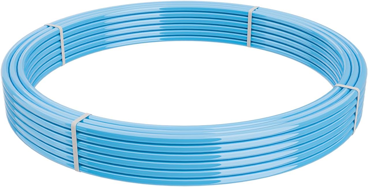 SNS Pneumatic 4mm x 2.5mm 10 Meters Blue Color PU Pneumatic Air Tubing Pipe Hose for Air line or Fluid Transfer