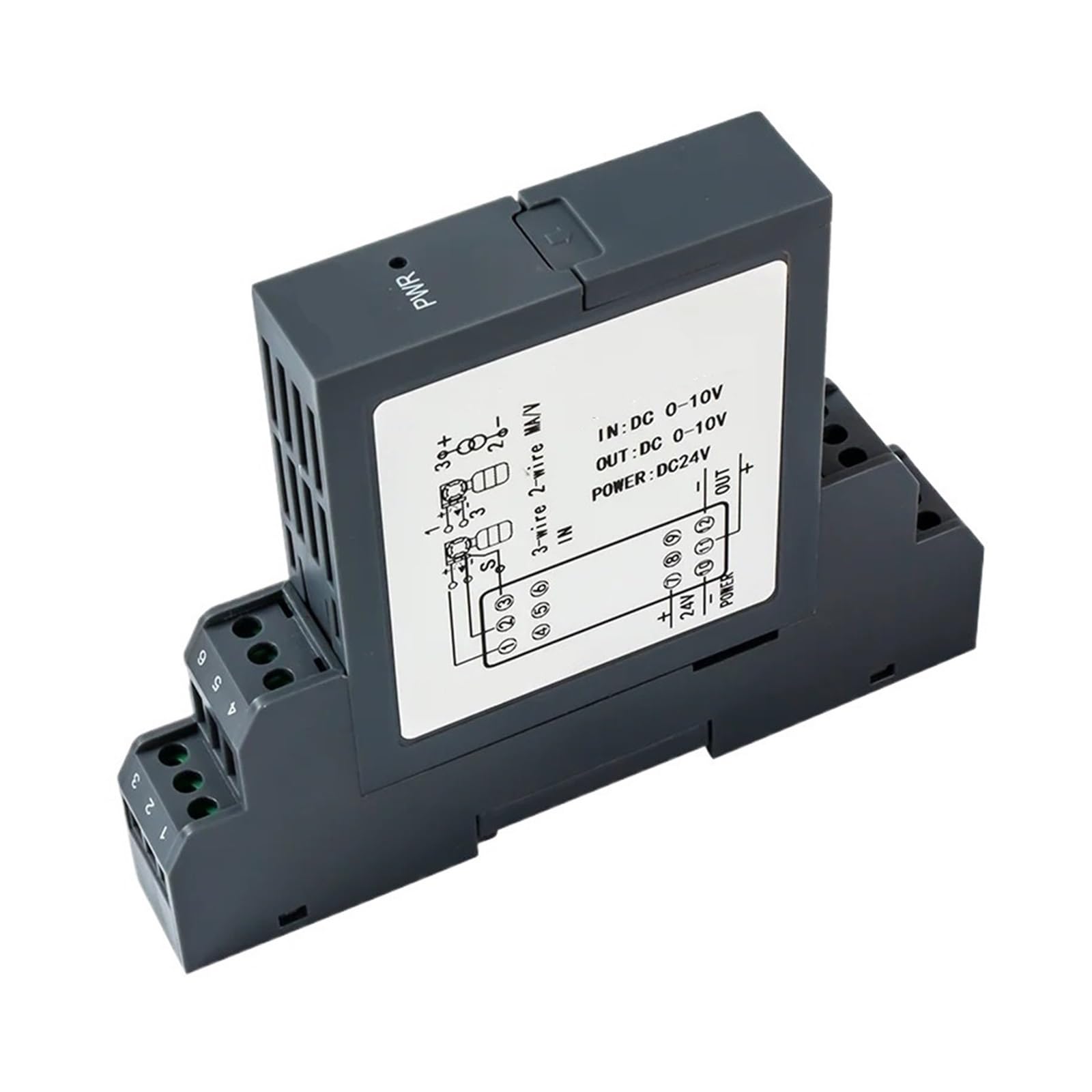 Convertidor DC 1 entrada 1 salida 0-10V 0-24V 0-32V Voltaje 4-20mA 0-75mV Convertidor CC(Input 0-10V, salida 0-20mA)