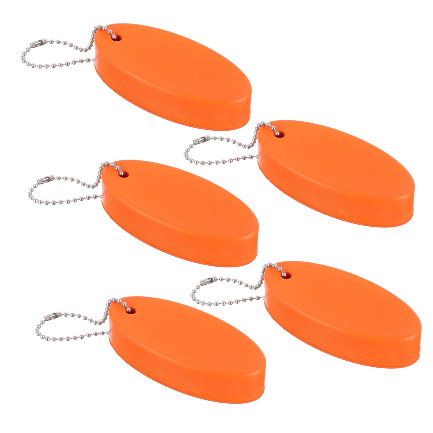 INOOMP 4 Set Portachiavi Galleggiante Portachiavi Ovale Decorativo per attività Allaperto 5 Pezzi * 4