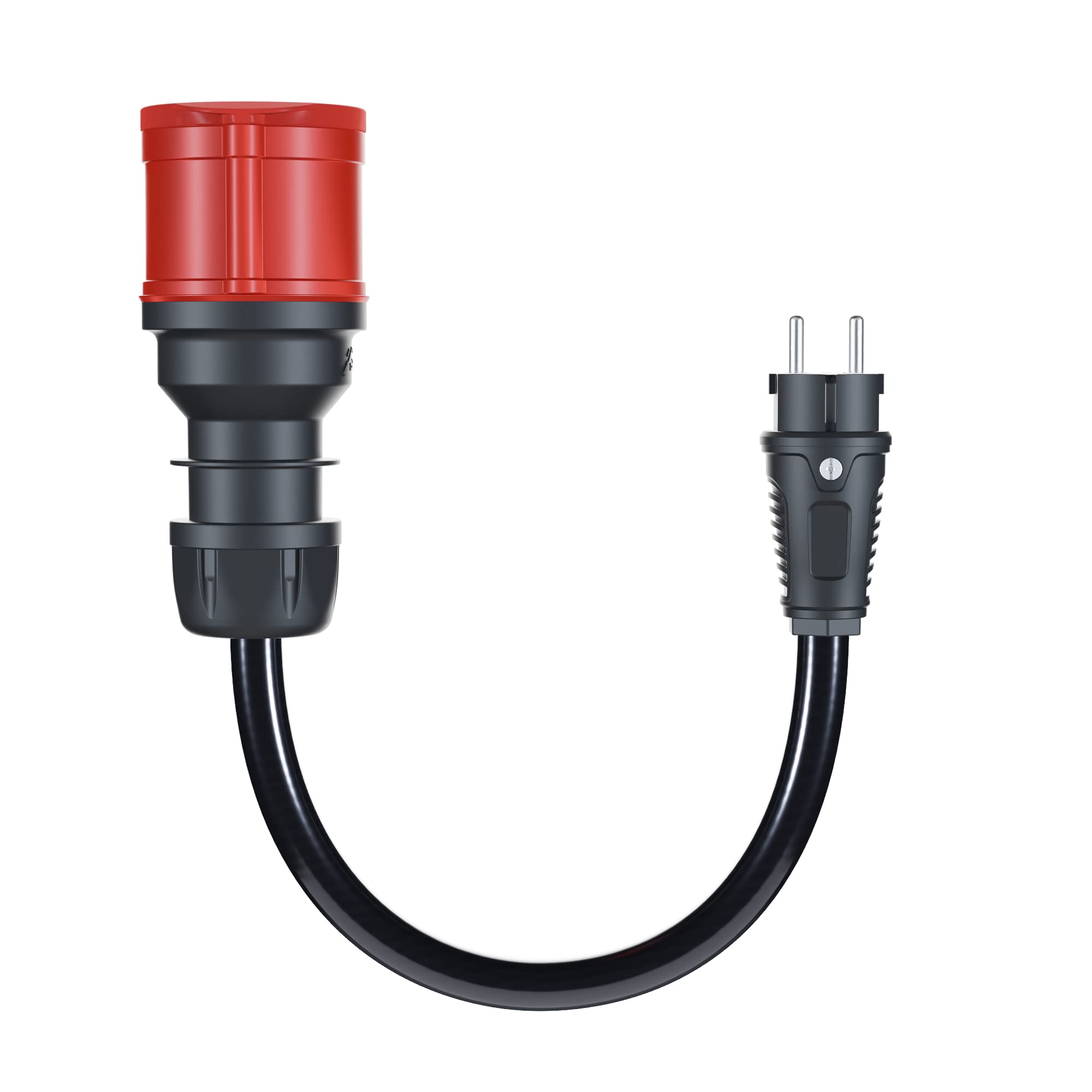 go-e Set de adaptadores para estación de Carga Gemini Flex 22 kW a Tomas CEE Rojo 16 A/CEE Azul 16 A/Tomas de Corriente domésticas 230 V