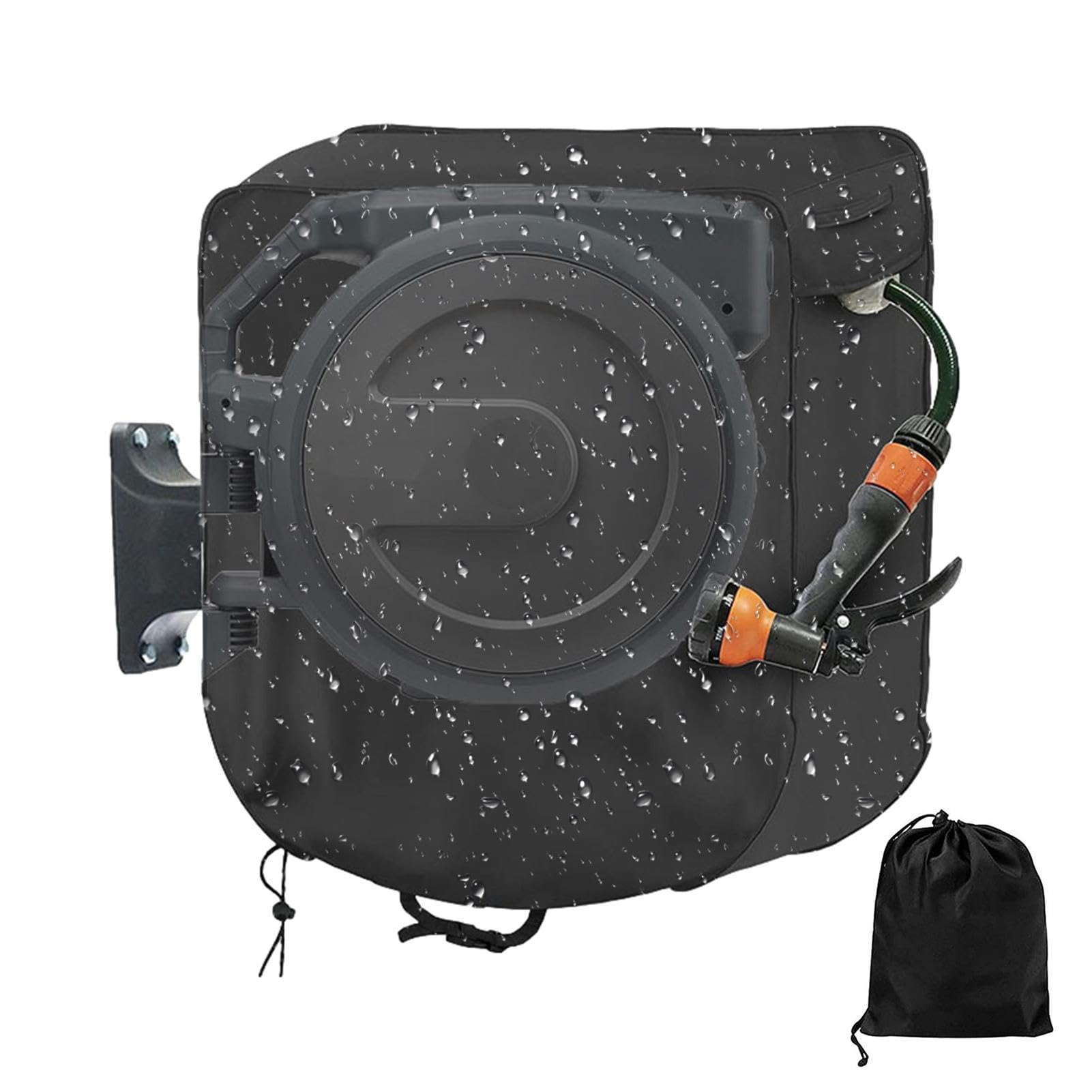 Water Hose Cover,Retractable Anti-Fading Cover for Water Hose | 450D Oxford Waterproof Sunscreen Hose Reel Cover, Outdoor Hose Cover, Giraffe Hose Reel Cover Zorq