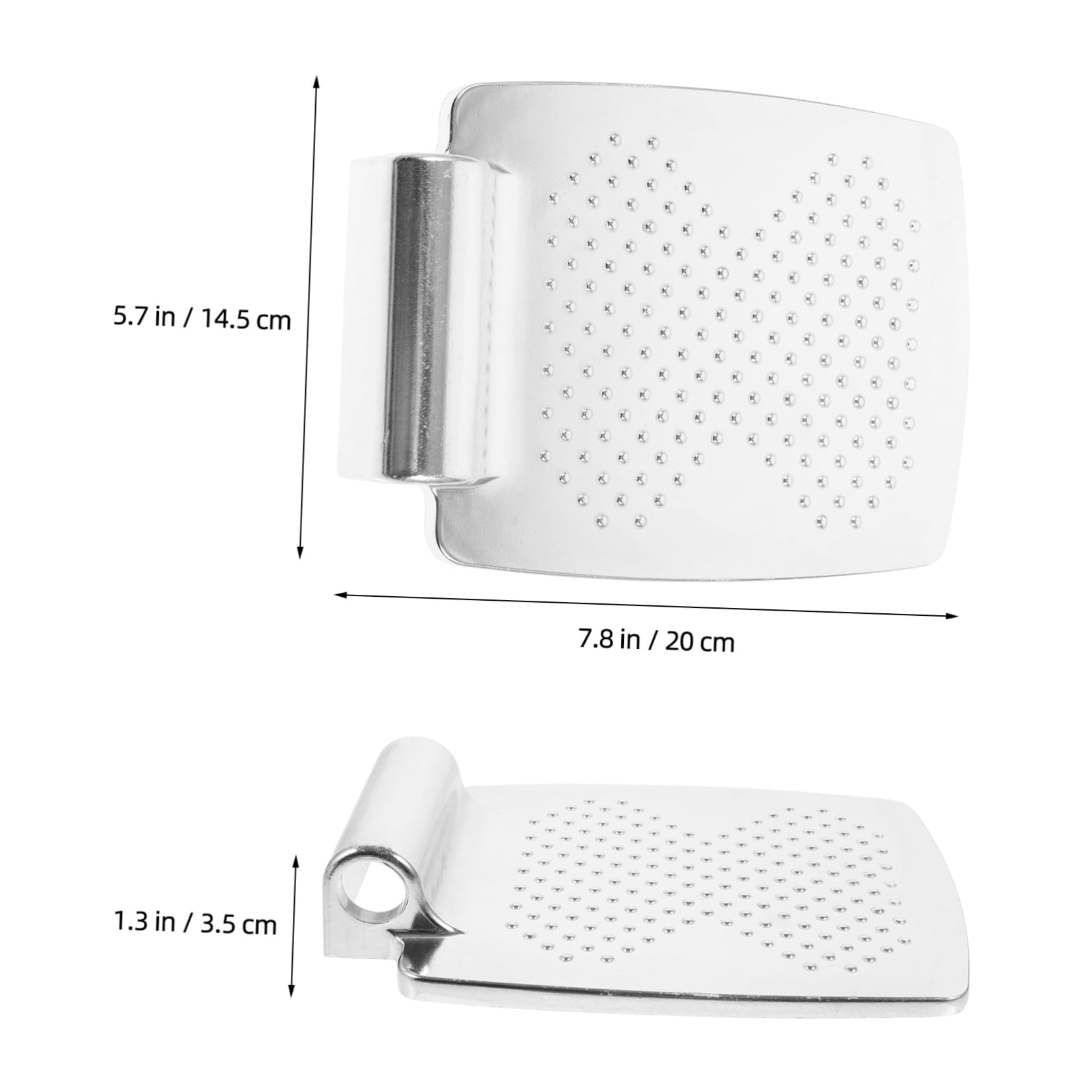 Anneome 2 Piezas de Reposapiés para Silla de Ruedas en Aleación de Aluminio, Diseño Robusto y Estable Gran Espacio, Accesorio Adecuado para Uso en Casa y Movilidad