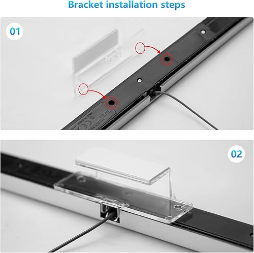 Miniatura 4 de Adaptador HDMI 3 en 1 Wii Adaptador Wii a HDMI para Smart TV + Barra de sensor Wii Barra de sensor de movimiento con cable + Cable HDMI de alta