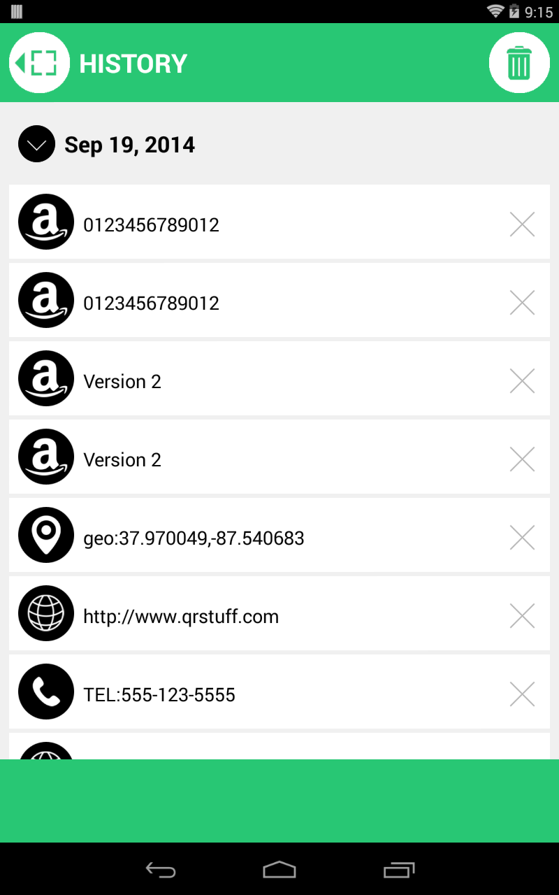 QR barcode scanner - App on Amazon Appstore