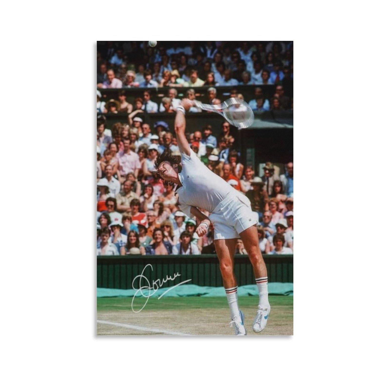 ASUIU Jimmy Connors Canvas Poster Canvas Art Poster And Wall Art Picture Print Modern Family Decor Posters 08x12inch(20x30cm)