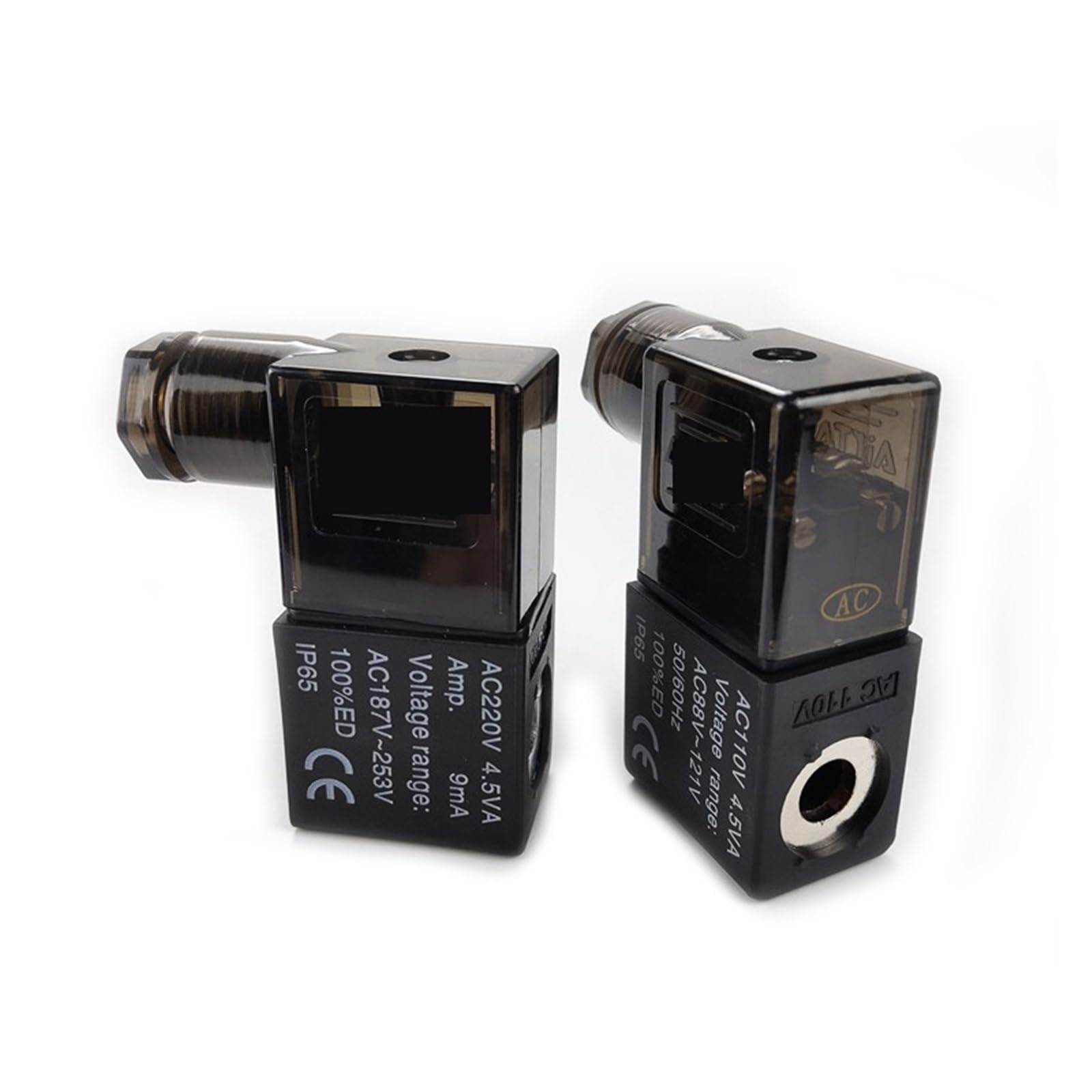 Tjuhgfedcq Coil 4V210 Pneumatic Solenoid Coil Valve Black Dc12v Dc24v Ac110v Ac220v For 4V210-08 2V025 1Pcs(,Dc24v)