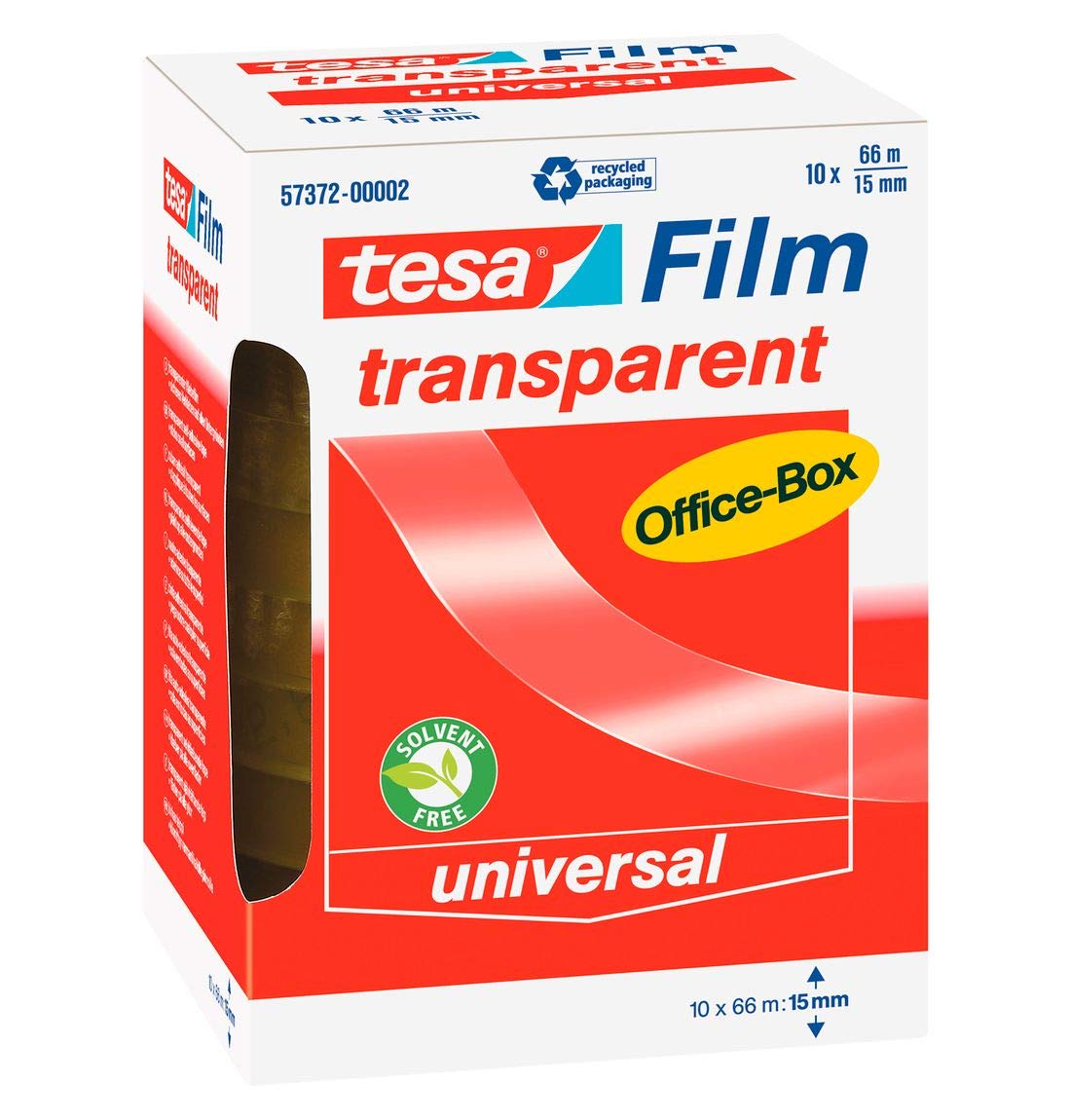 Klebefilm Tesa 15mmx66m transparent
