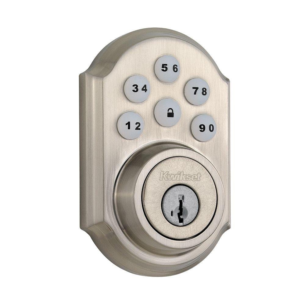 Kwikset 99100-046 SmartCode 910 Touchpad Electronic Deadbolt Wink Compatible